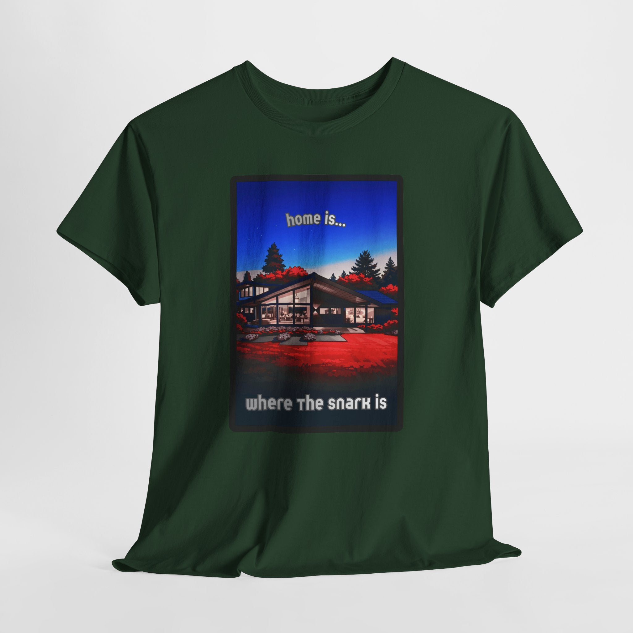 Home Is Where the Snark Is T-Shirt — Retro MCM Graphic Tee