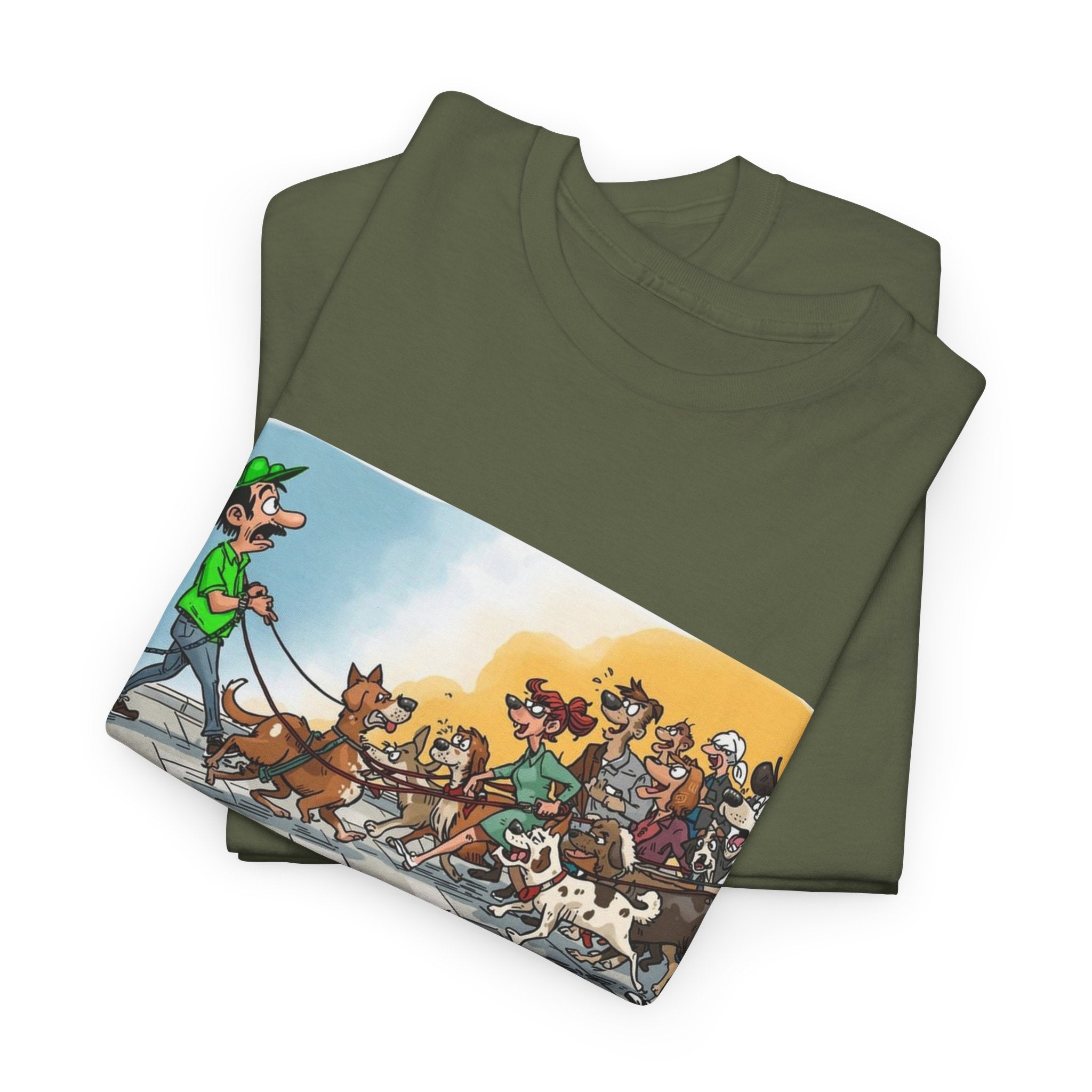 Dog Walker Life Unisex Tee - Fun Graphic T-Shirt for Dog Lovers