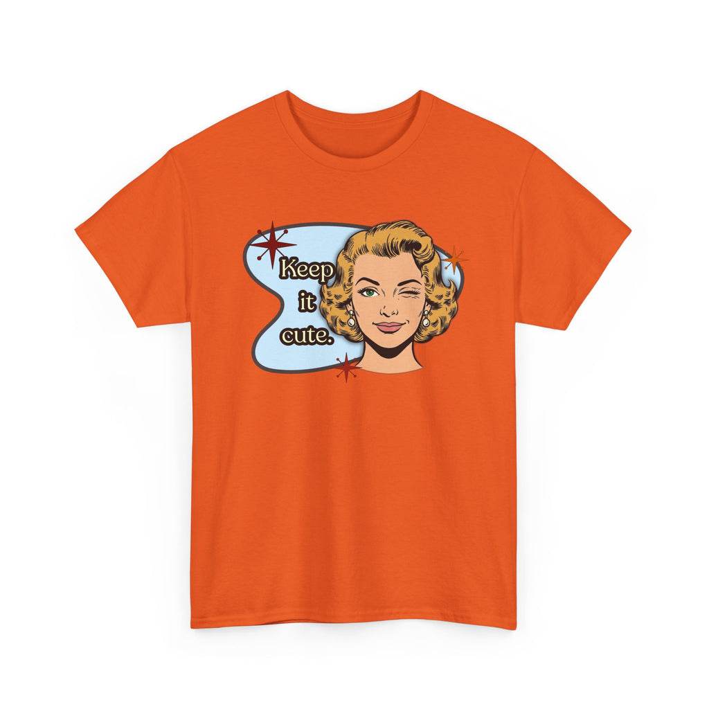 Keep It Cute Retro Tee — Vintage Style Graphic Tee