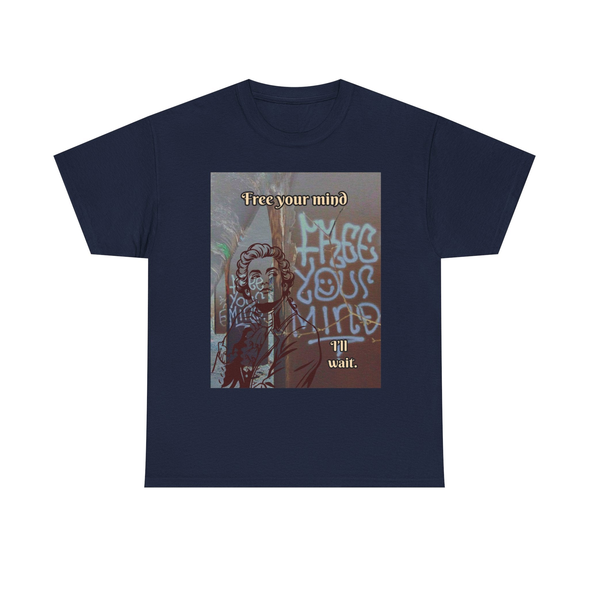 Free Your Mind. I'll Wait 2. — Vintage Graphic Tee