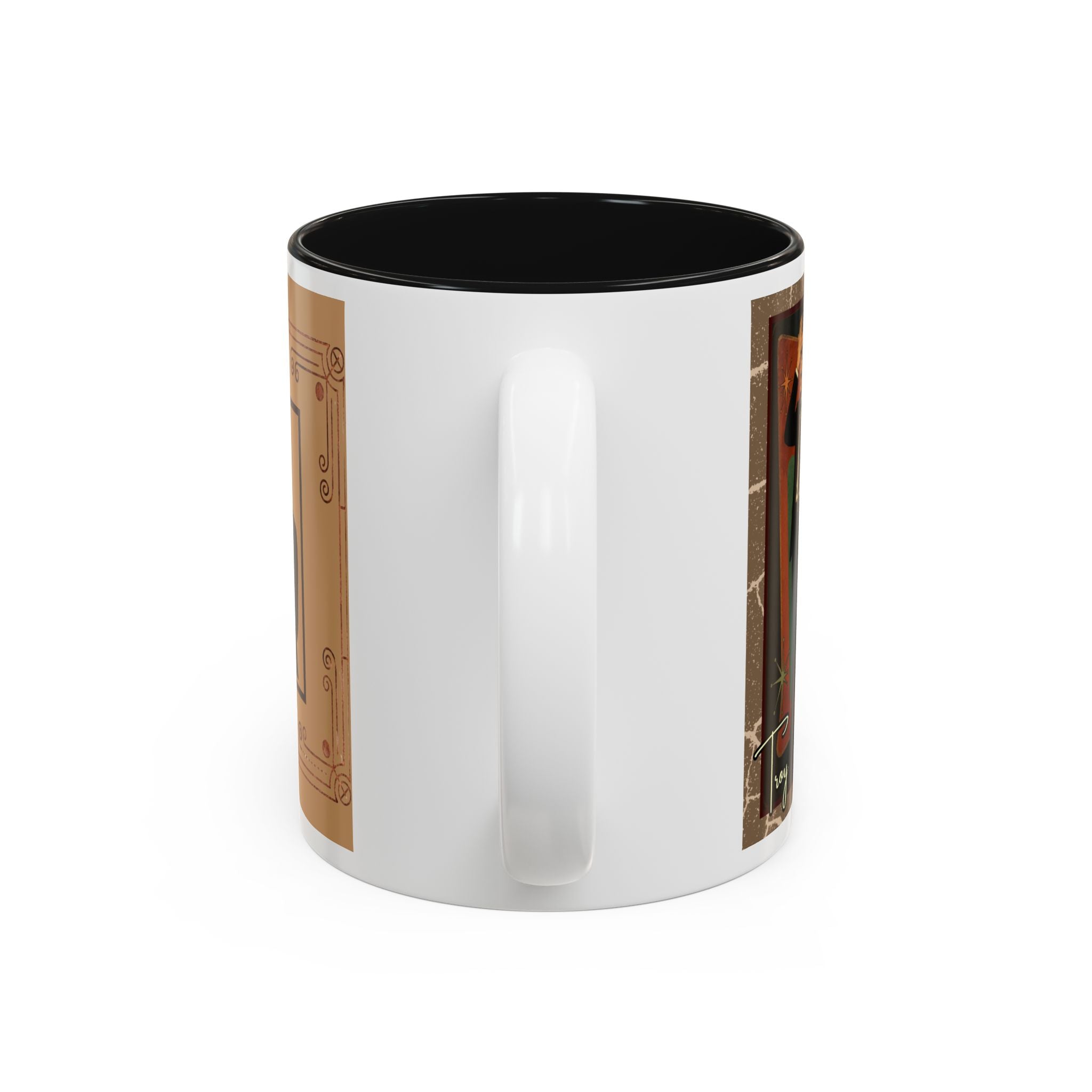 Troy Accent Mug - Two Tone Coffee Cup (11oz)