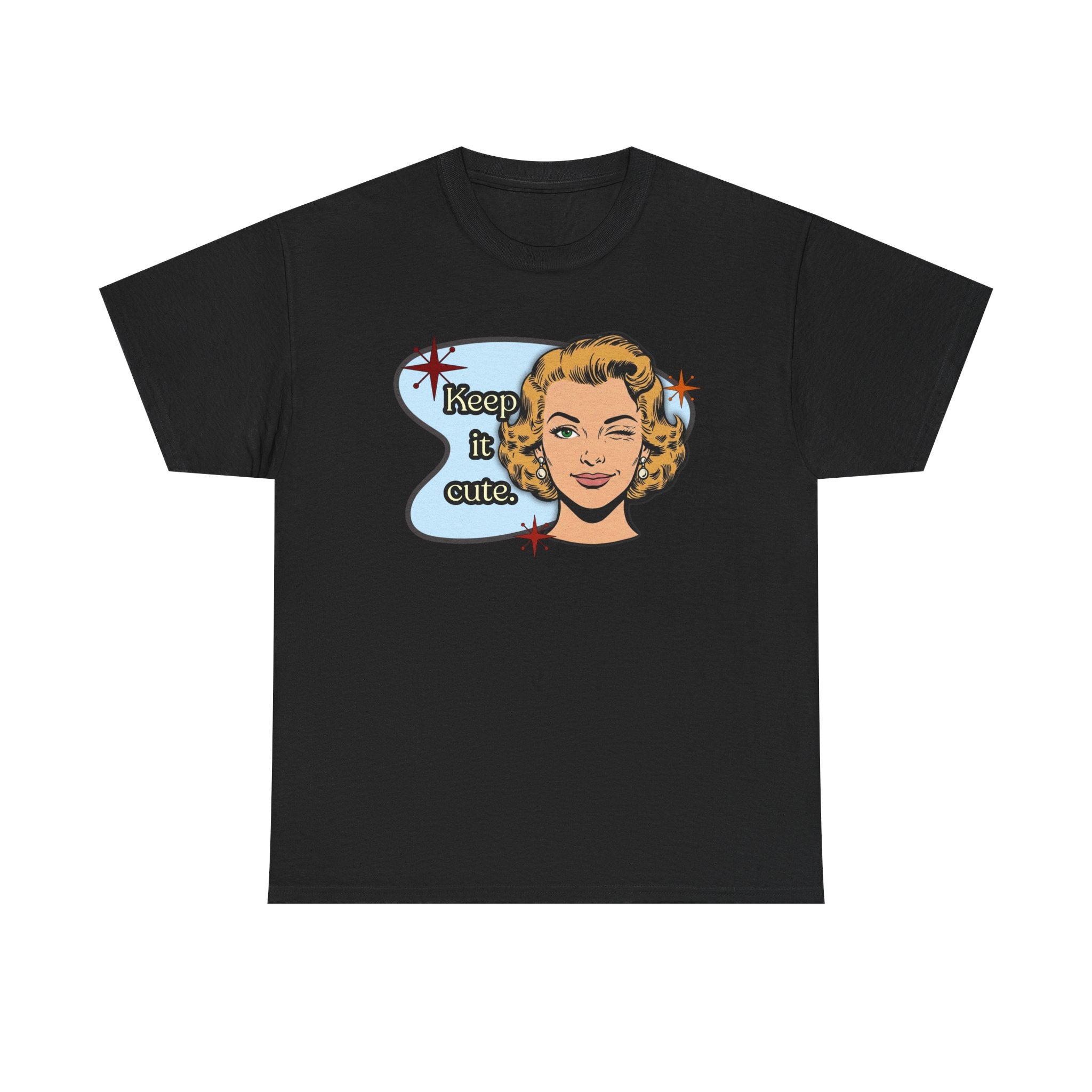 Keep It Cute Retro Tee — Vintage Style Graphic Tee