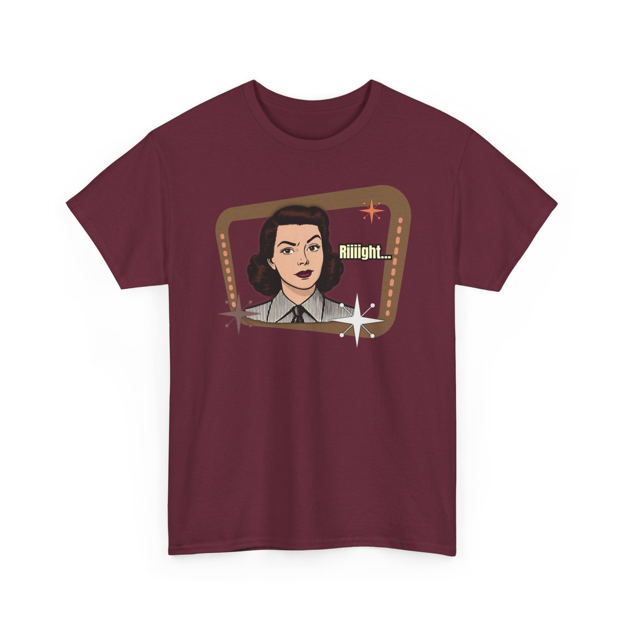 Riiiight... Retro Tee  – Vintage Style Graphic Tee