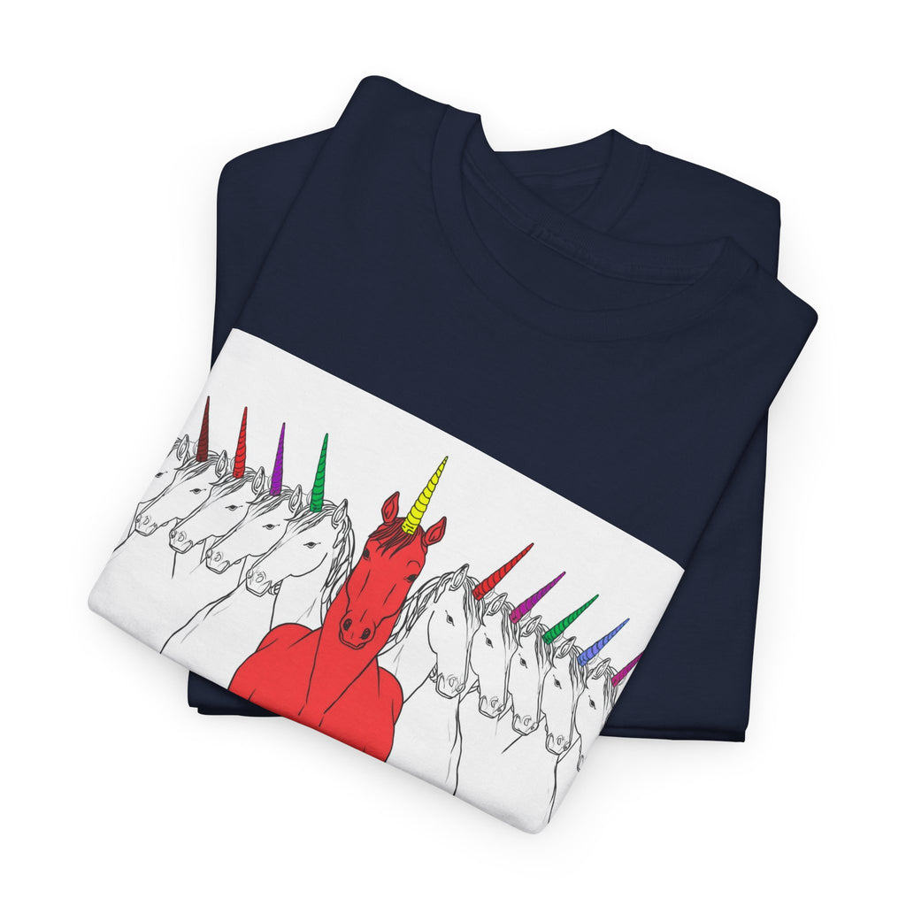 Magical Unicorn Parade Unisex Heavy Cotton Tee