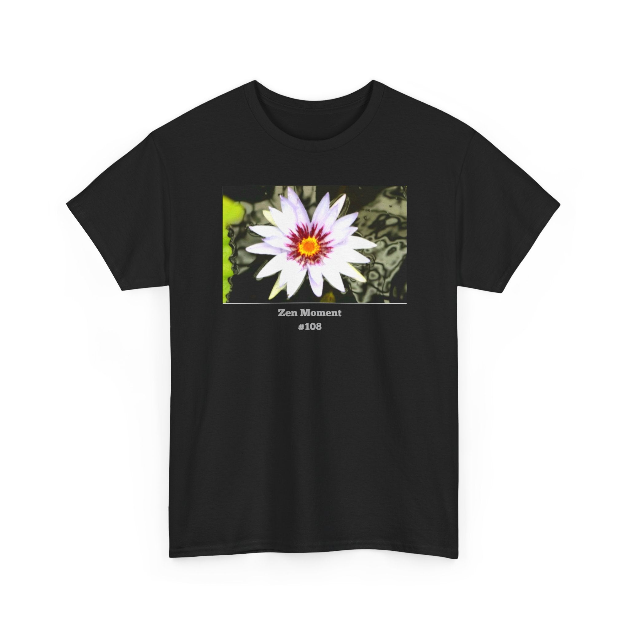Floral Waterlily Tee — 'Sea Moment' Photo Print T-Shirt