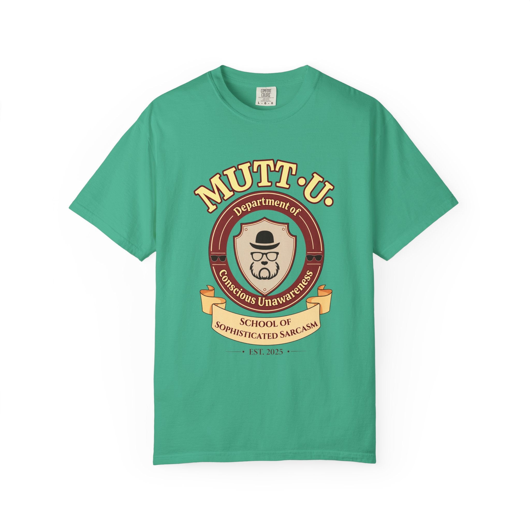 Mutt-U Campus T-Shirt - Dept of Conscious Unawareness Refined Graphic Tee