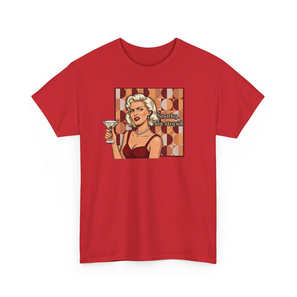 Snarky. Not Stupid. Retro T-Shirt — Vintage Style Mood Swings Graphic Tee