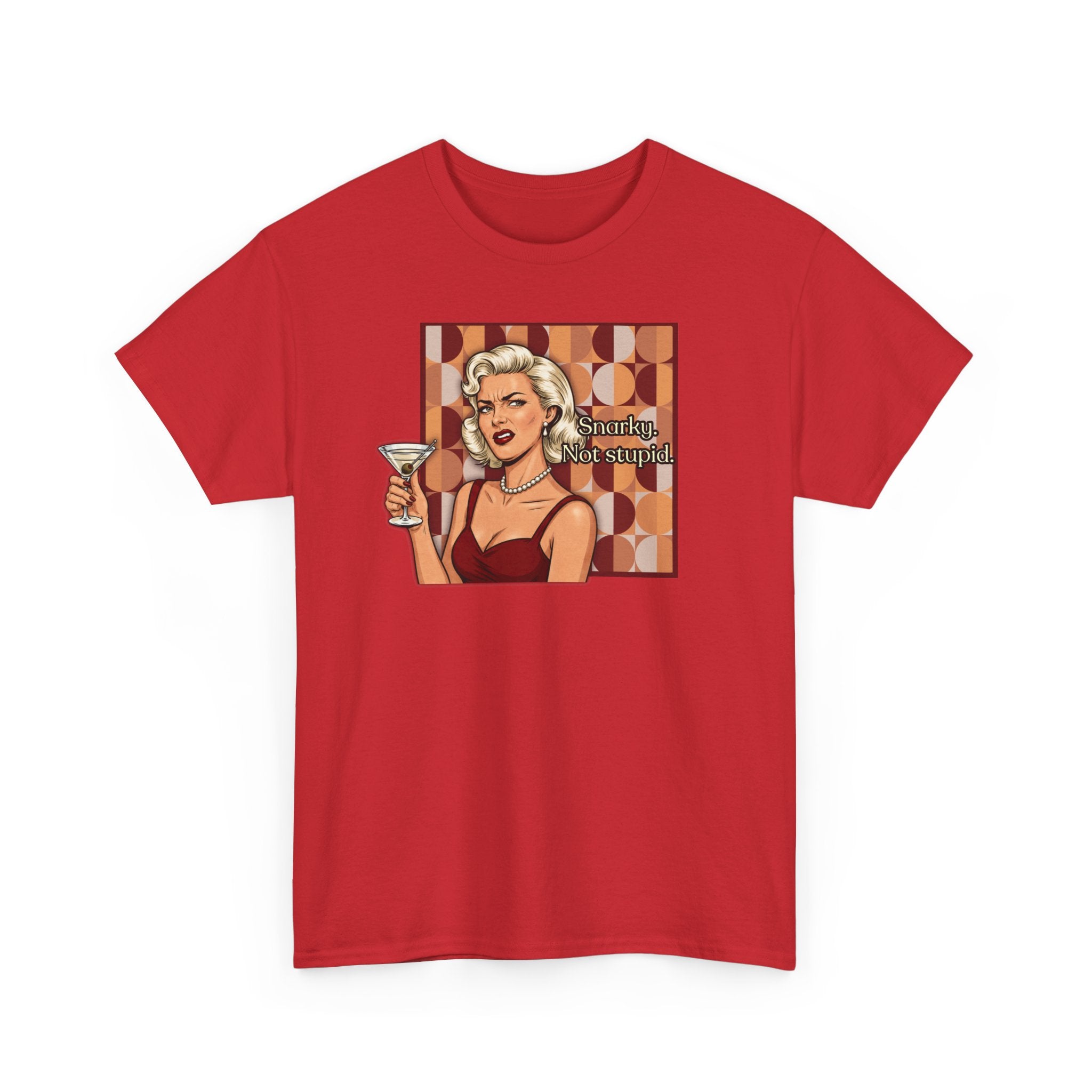 Snarky. Not Stupid. Retro T-Shirt — Vintage Style Mood Swings Graphic Tee