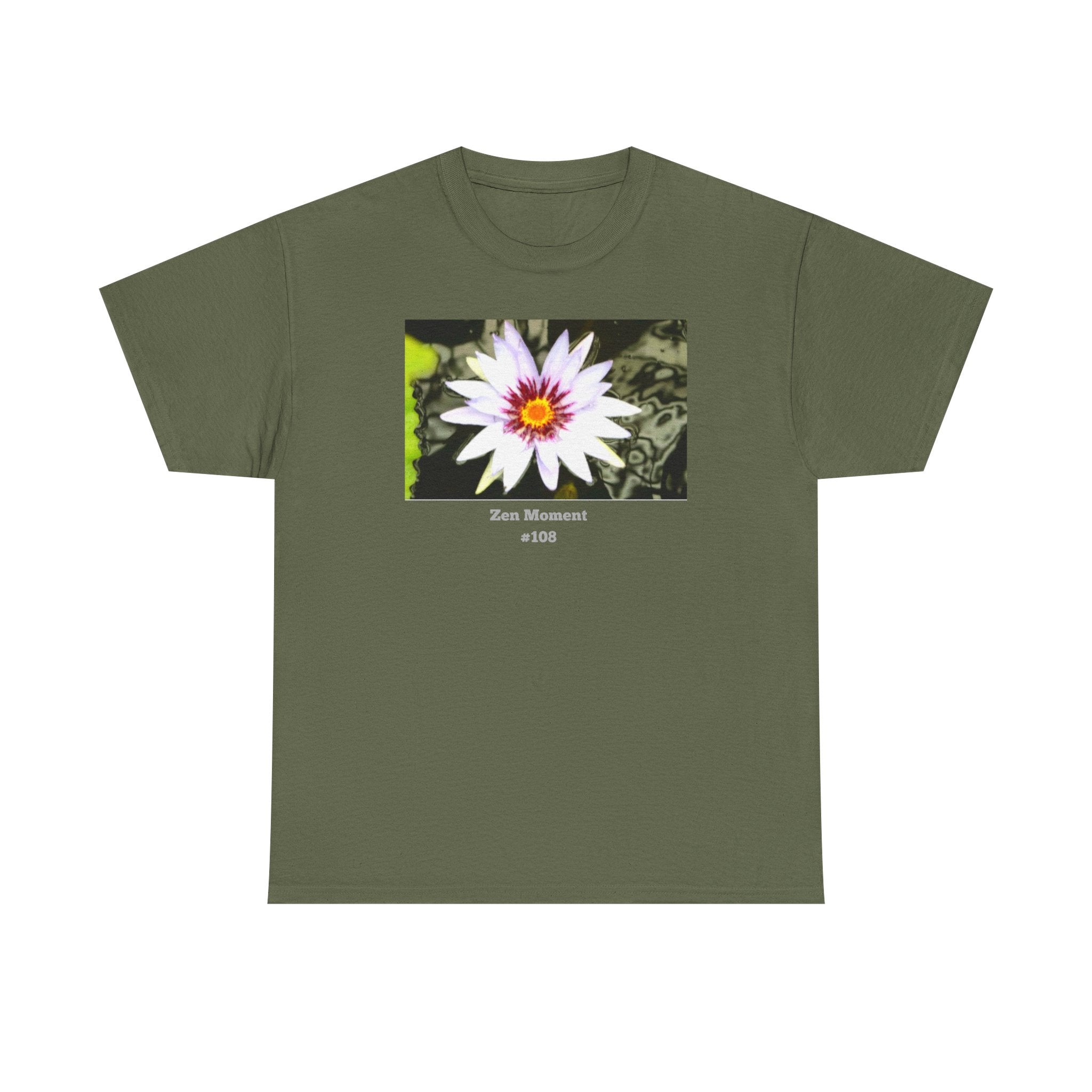Floral Waterlily Tee — 'Sea Moment' Photo Print T-Shirt