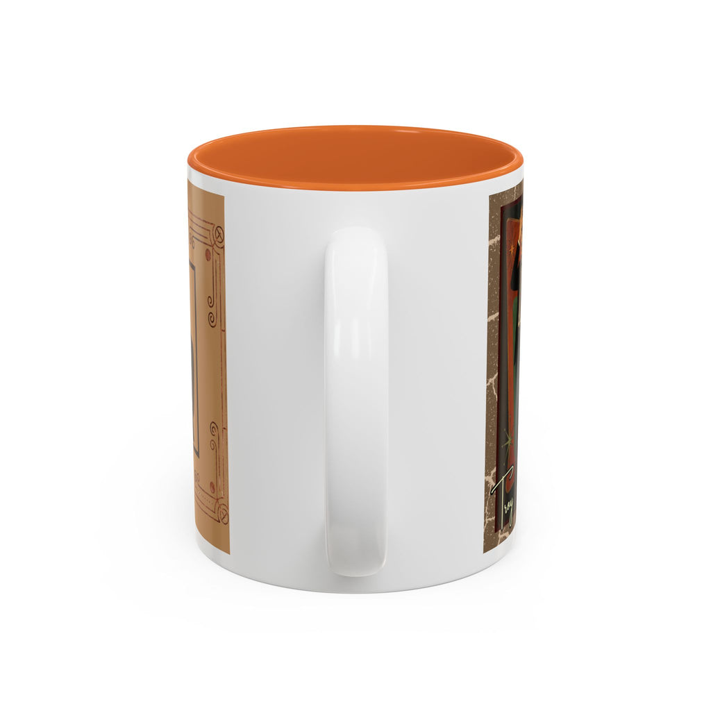 Troy Accent Mug - Two Tone Coffee Cup (11oz)