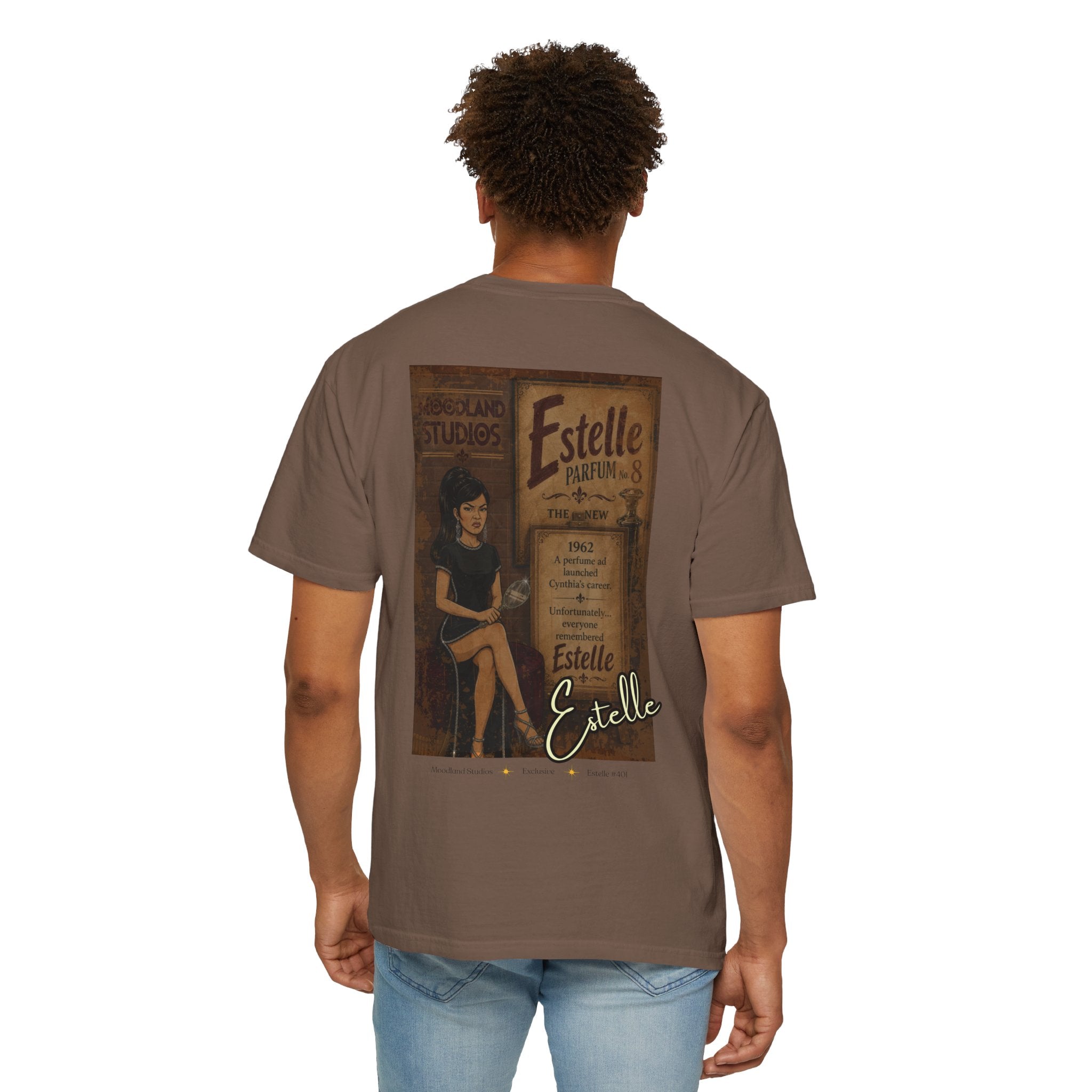 Moodland Studios Estelle Retro T-Shirt - Vintage Studio Poster Graphic Tee