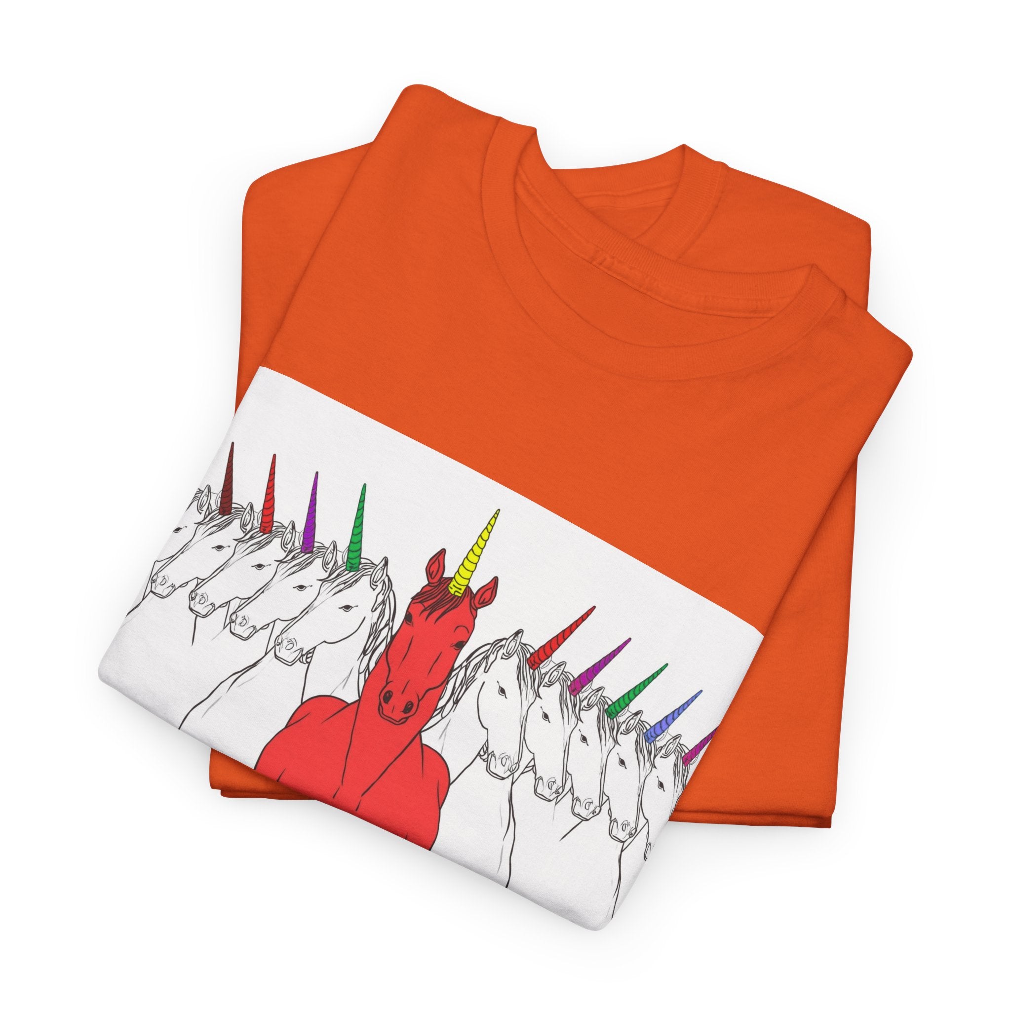 Magical Unicorn Parade Unisex Heavy Cotton Tee