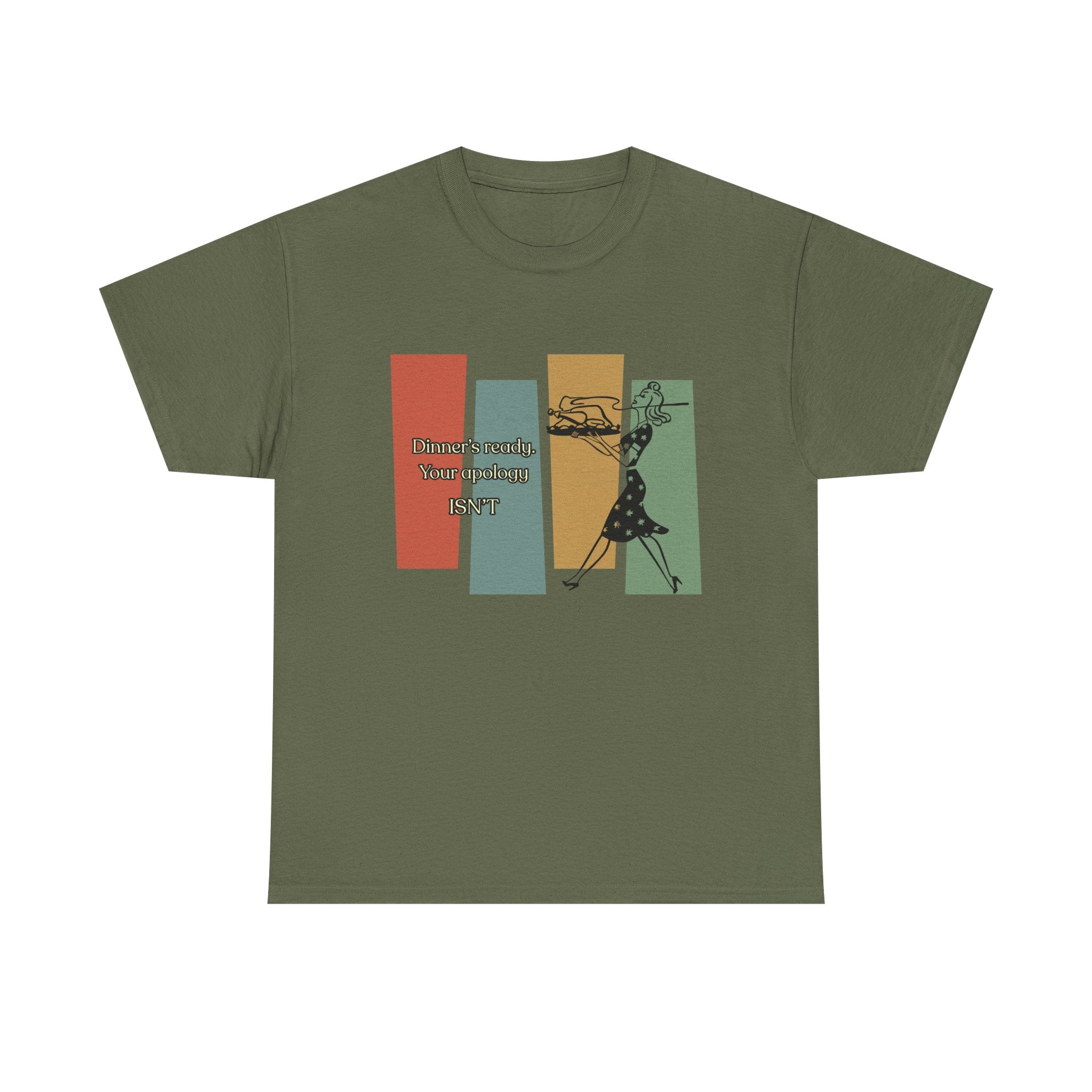 "Common Courtesy" Vintage, Graphic Tee – Dinner's Ready T-Shirt
