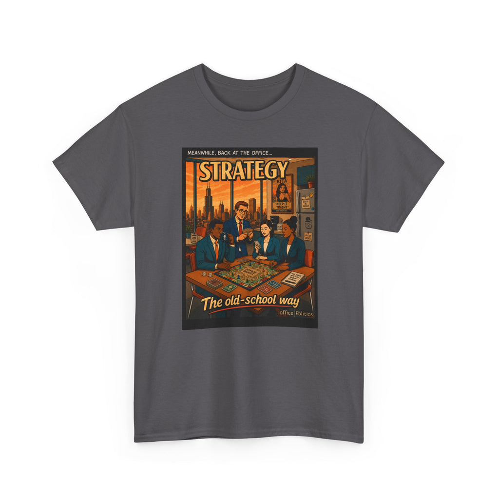 Strategy Retro T-Shirt — office Politics Graphic Tee