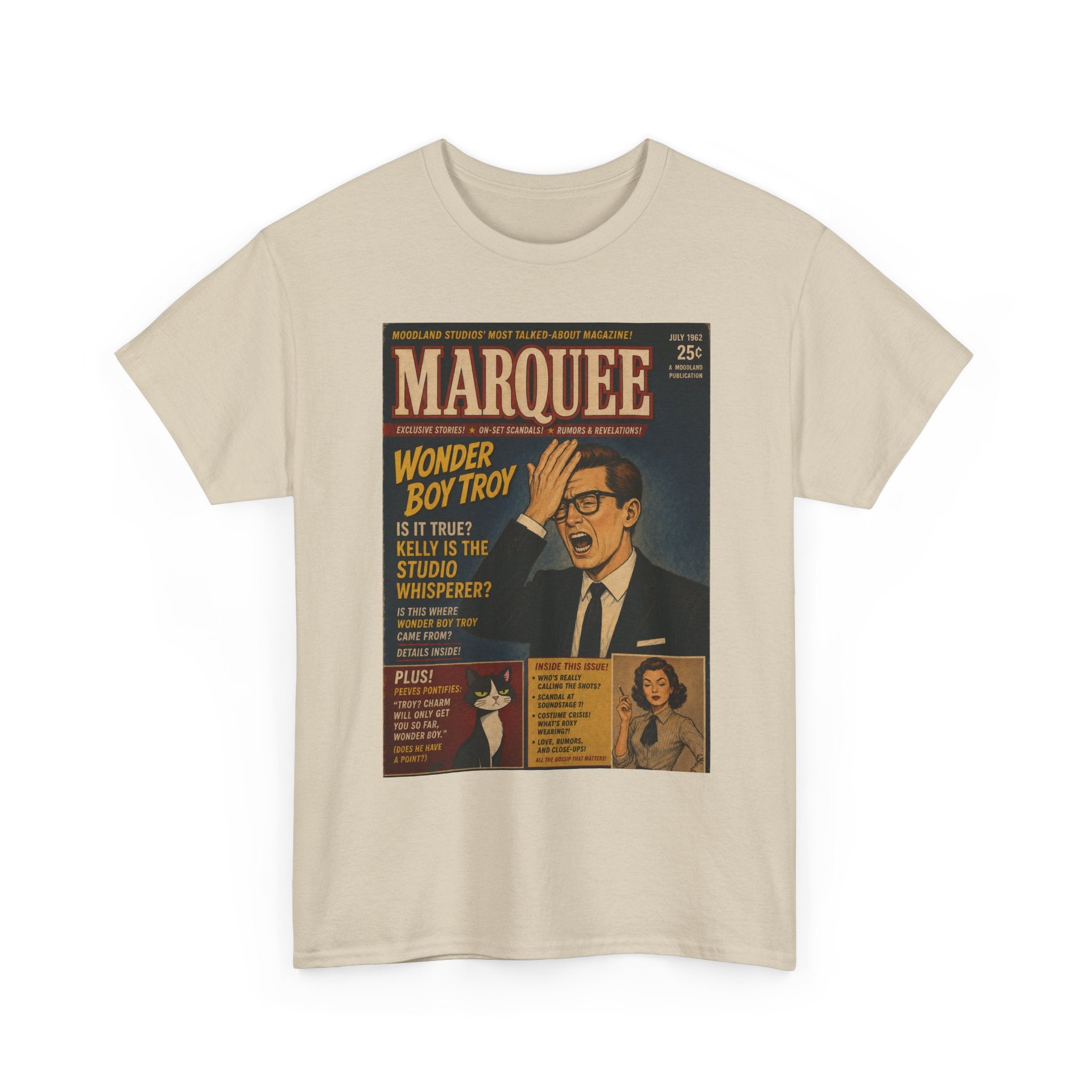 Moodland Studios Retro T-Shirt — Marquee Magazine Vintage Graphic Tee
