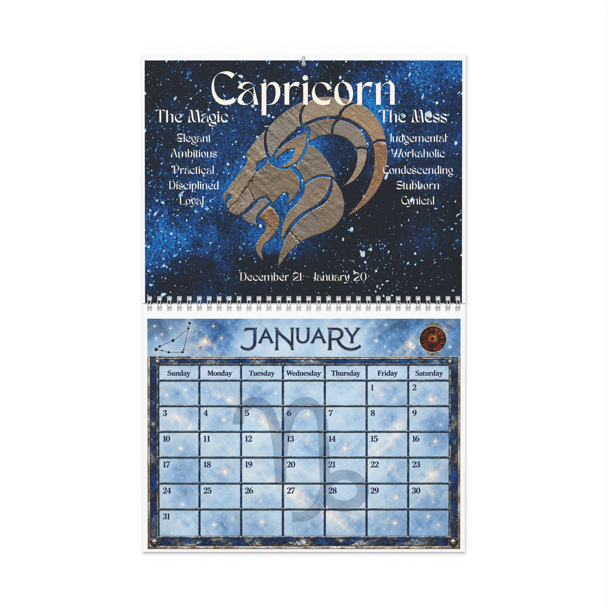 2027 Zodiac Society Wall Calendar