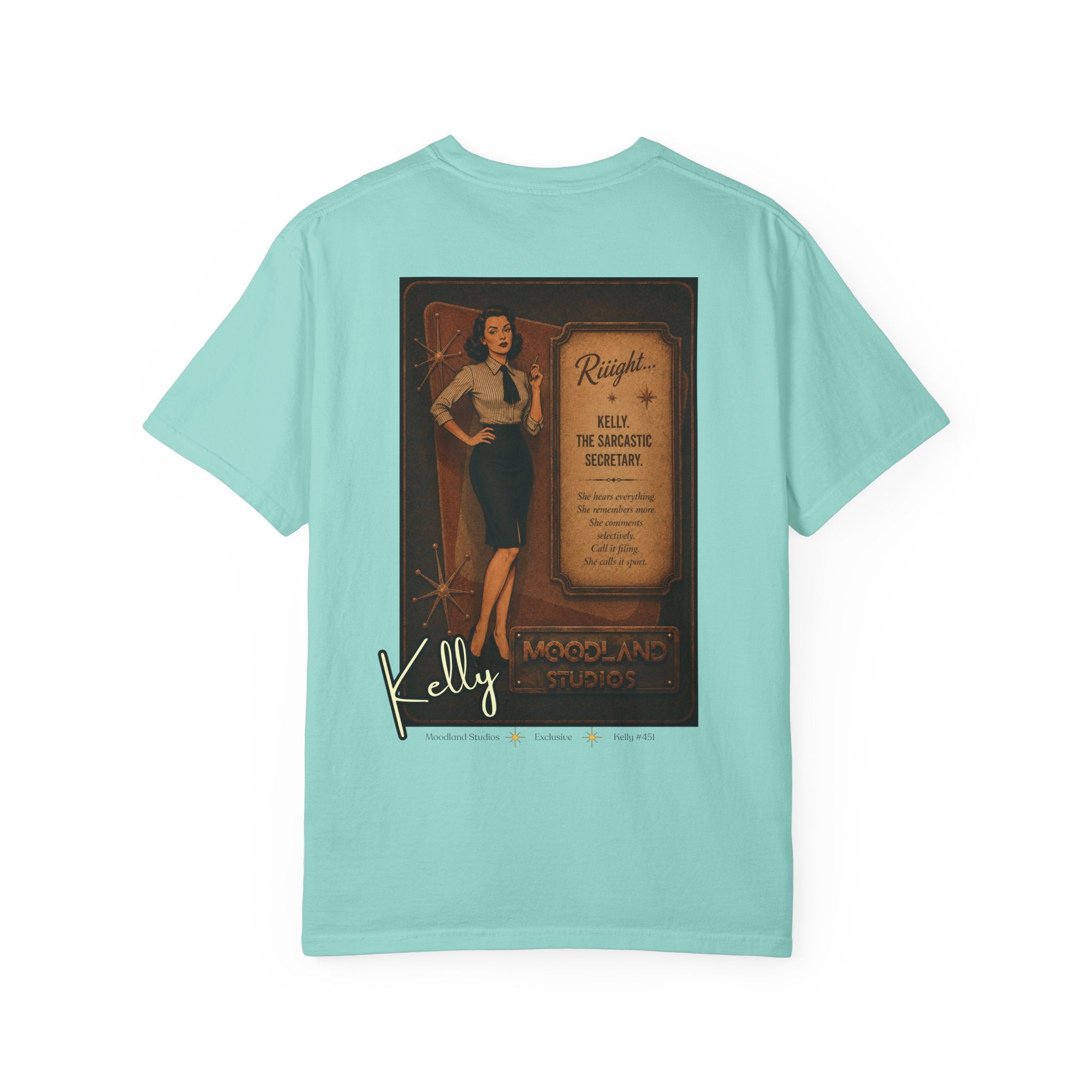 Moodland Studios Kelly Retro T-Shirt — Vintage Studio Poster Tee