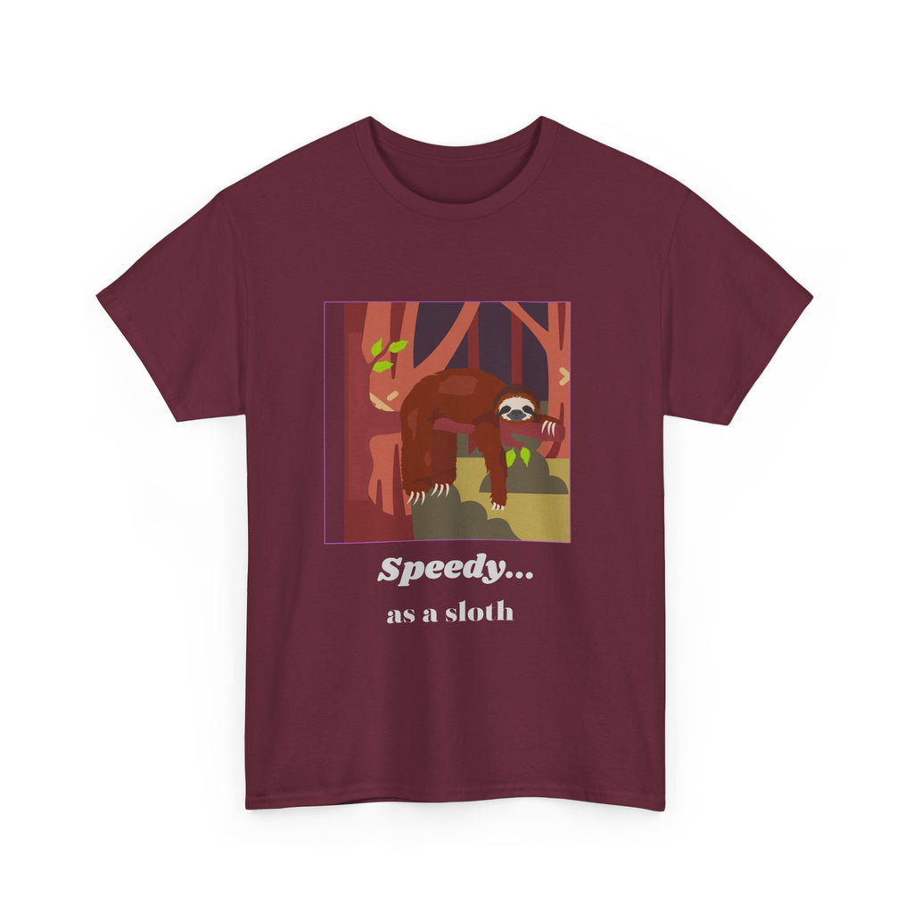 Speedy Sloth Unisex Heavy Cotton Tee