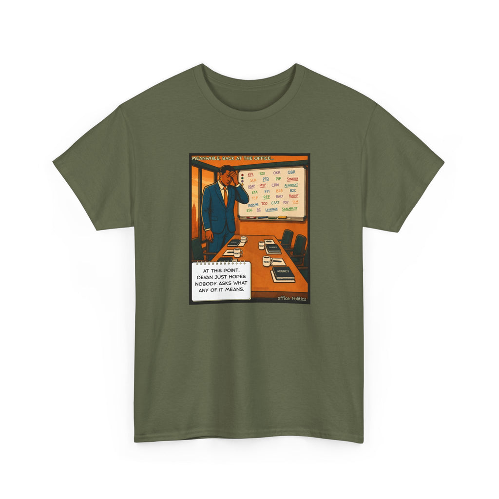 office Politics Retro T-Shirt — Devan's Definitions Graphic Tee