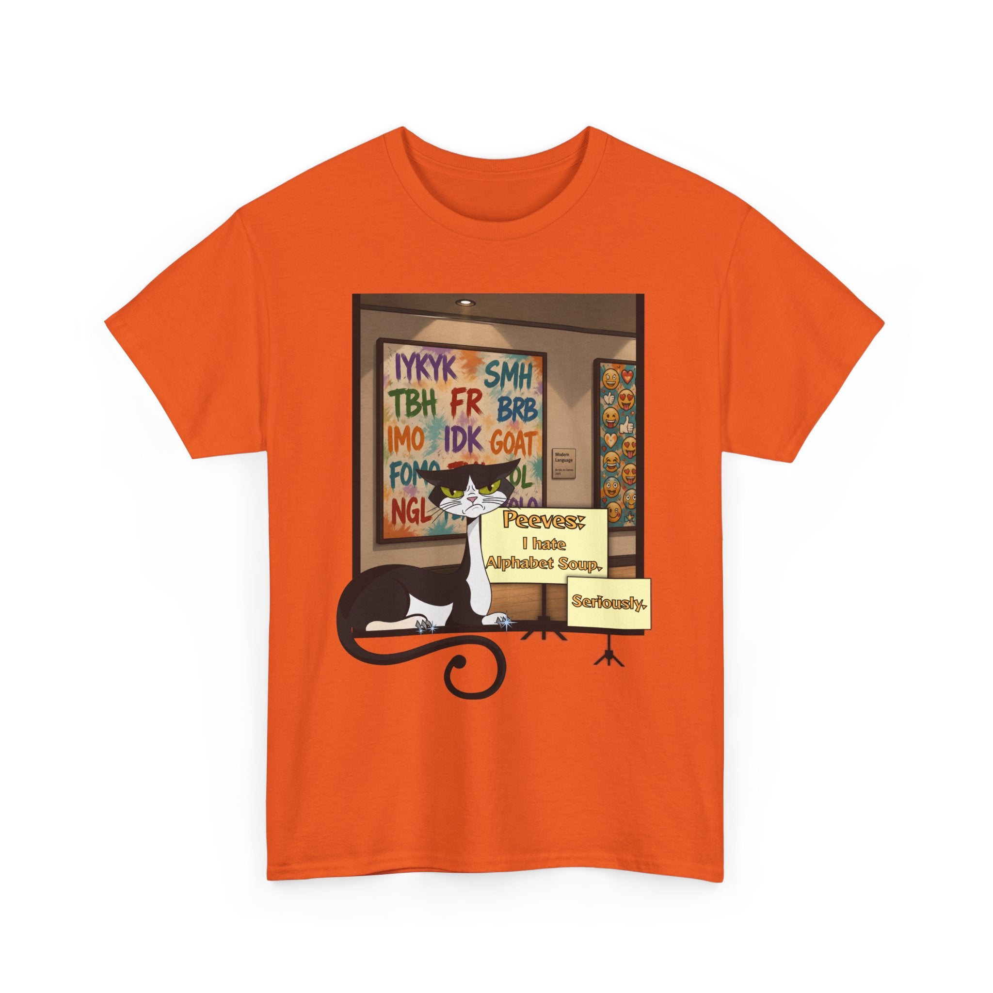 Peeves: Alphabet Soup T-Shirt — Museum Curator Graphic Tee