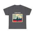 Chicago Skyline Unisex Heavy Cotton Tee