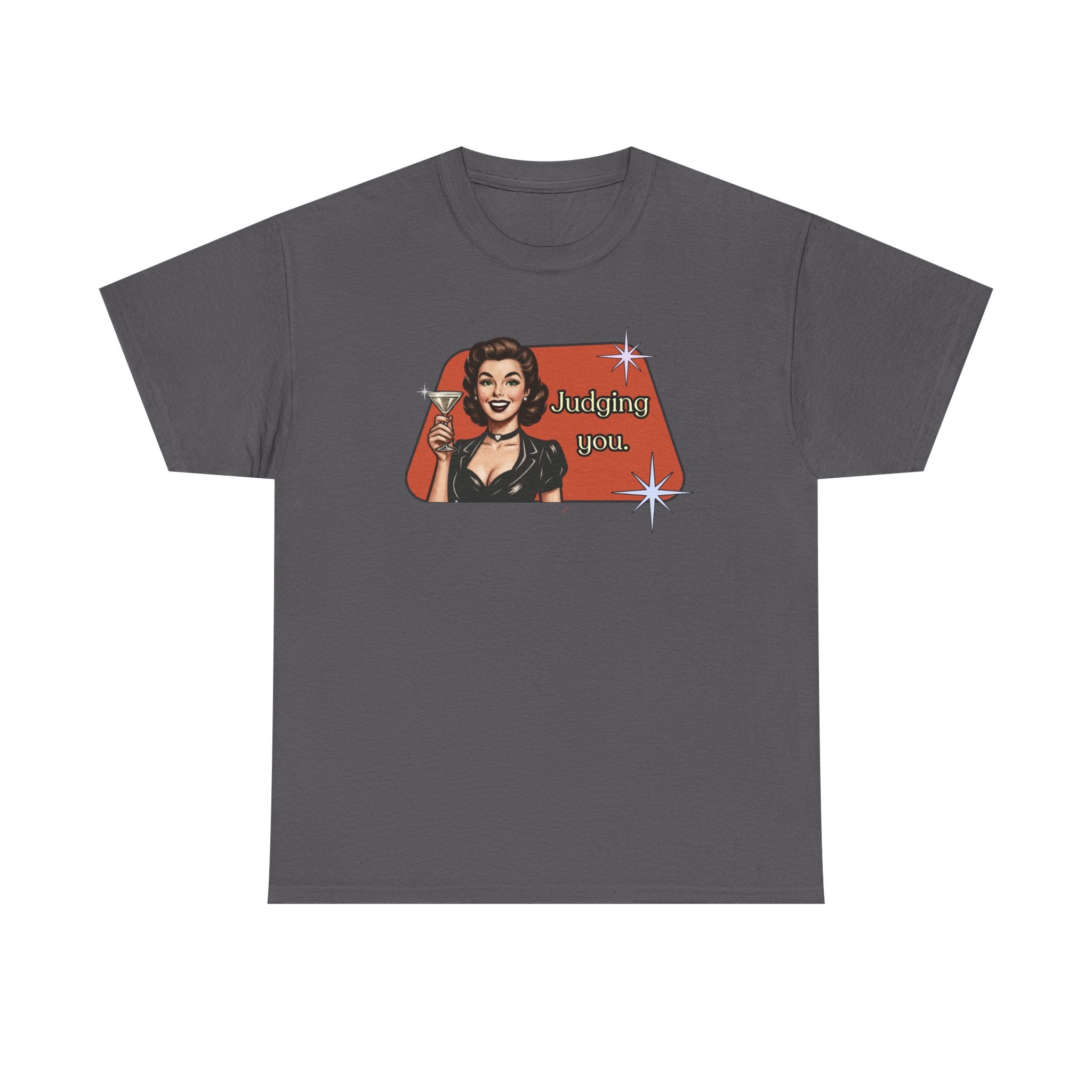 Judging You Retro T-Shirt — Vintage Style Graphic Tee