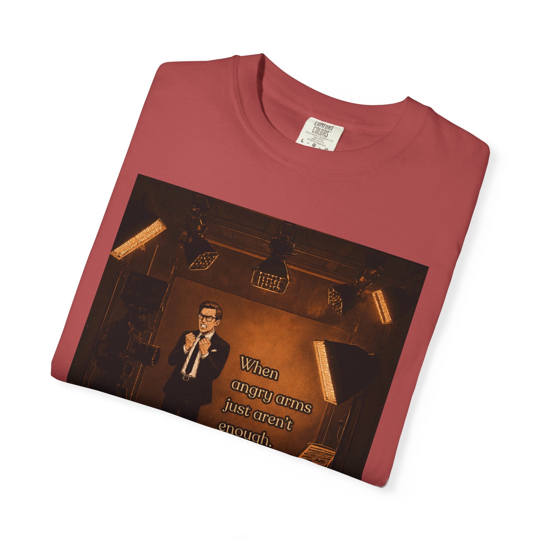 Troy's Angry Arms Retro T-Shirt — Vintage Style Graphic Tee