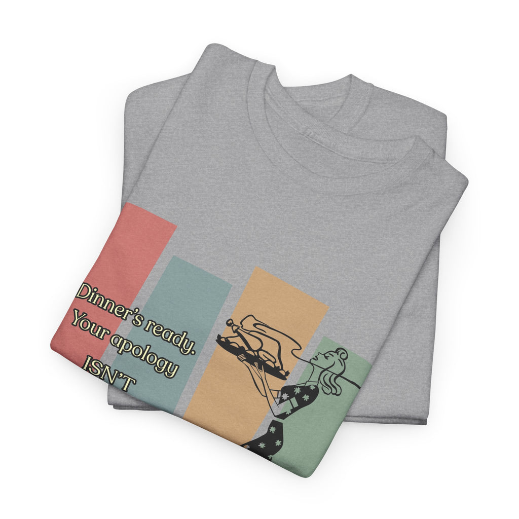 "Common Courtesy" Vintage, Graphic Tee – Dinner's Ready T-Shirt