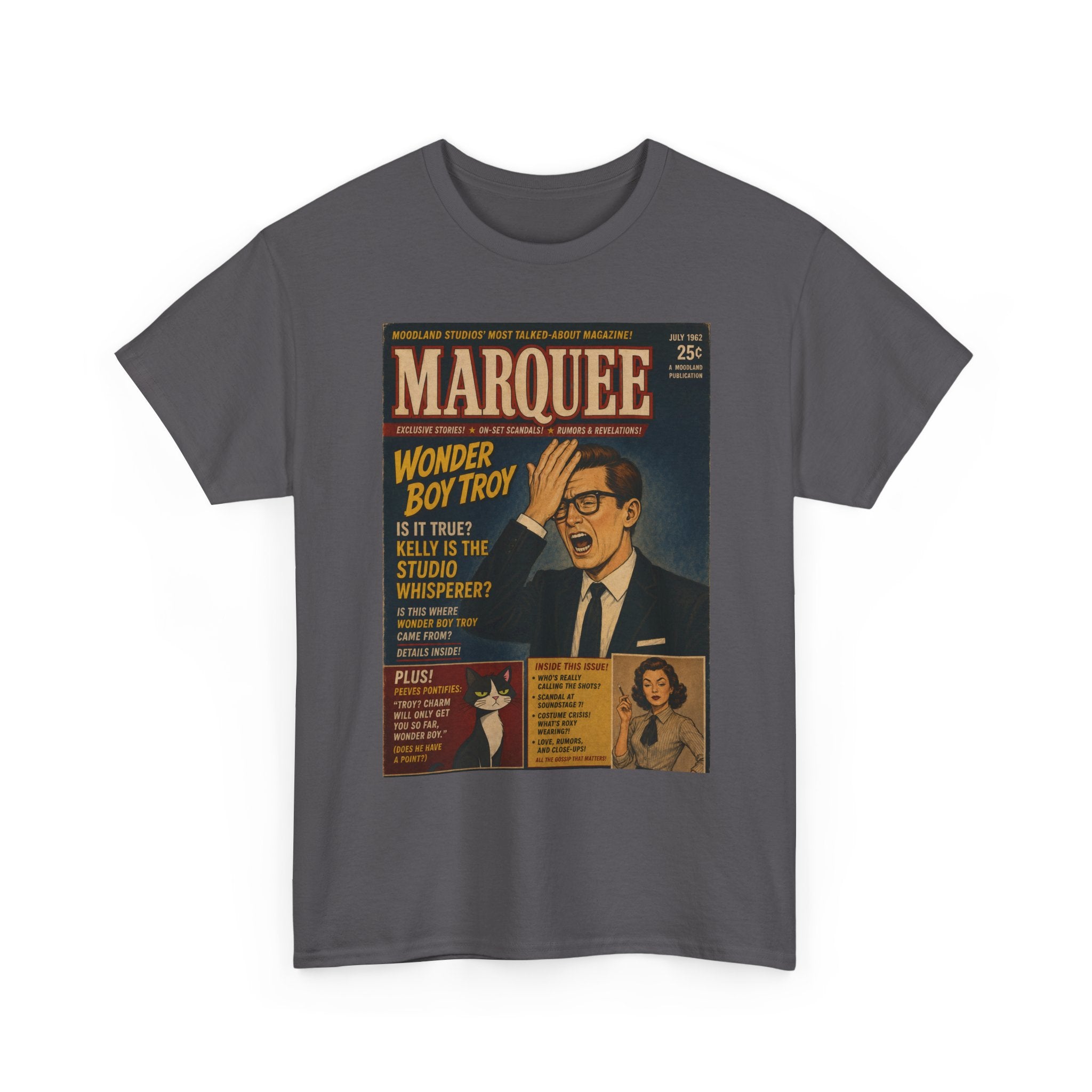 Moodland Studios Retro T-Shirt — Marquee Magazine Vintage Graphic Tee