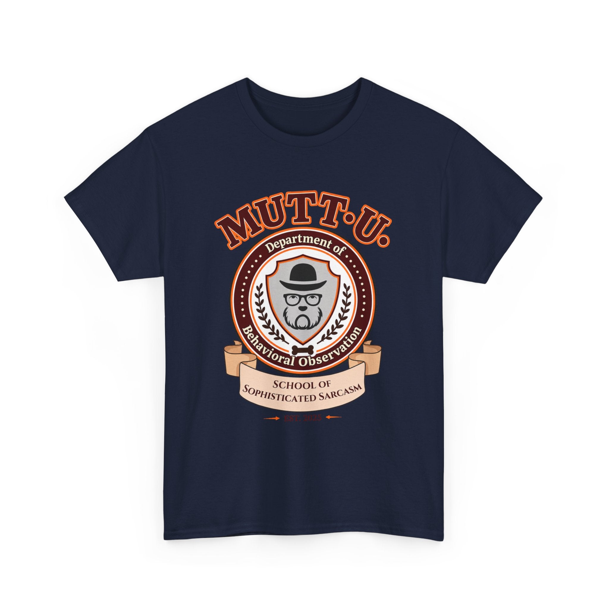 Mutt U Campus T-Shirt - School of Sophisticated Sarcasm Mutt Logo Graphic Tee
