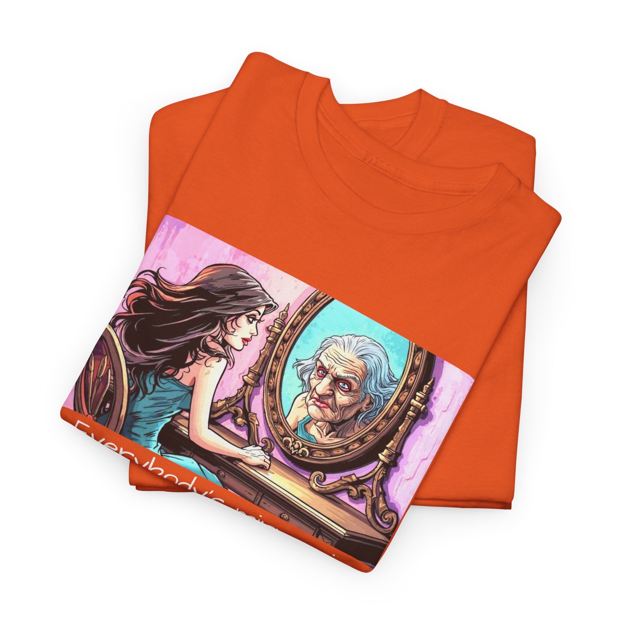 Everybody's Mirror Is Different Unisex Heavy Cotton Tee - Inspirational Graphic T-Shirt