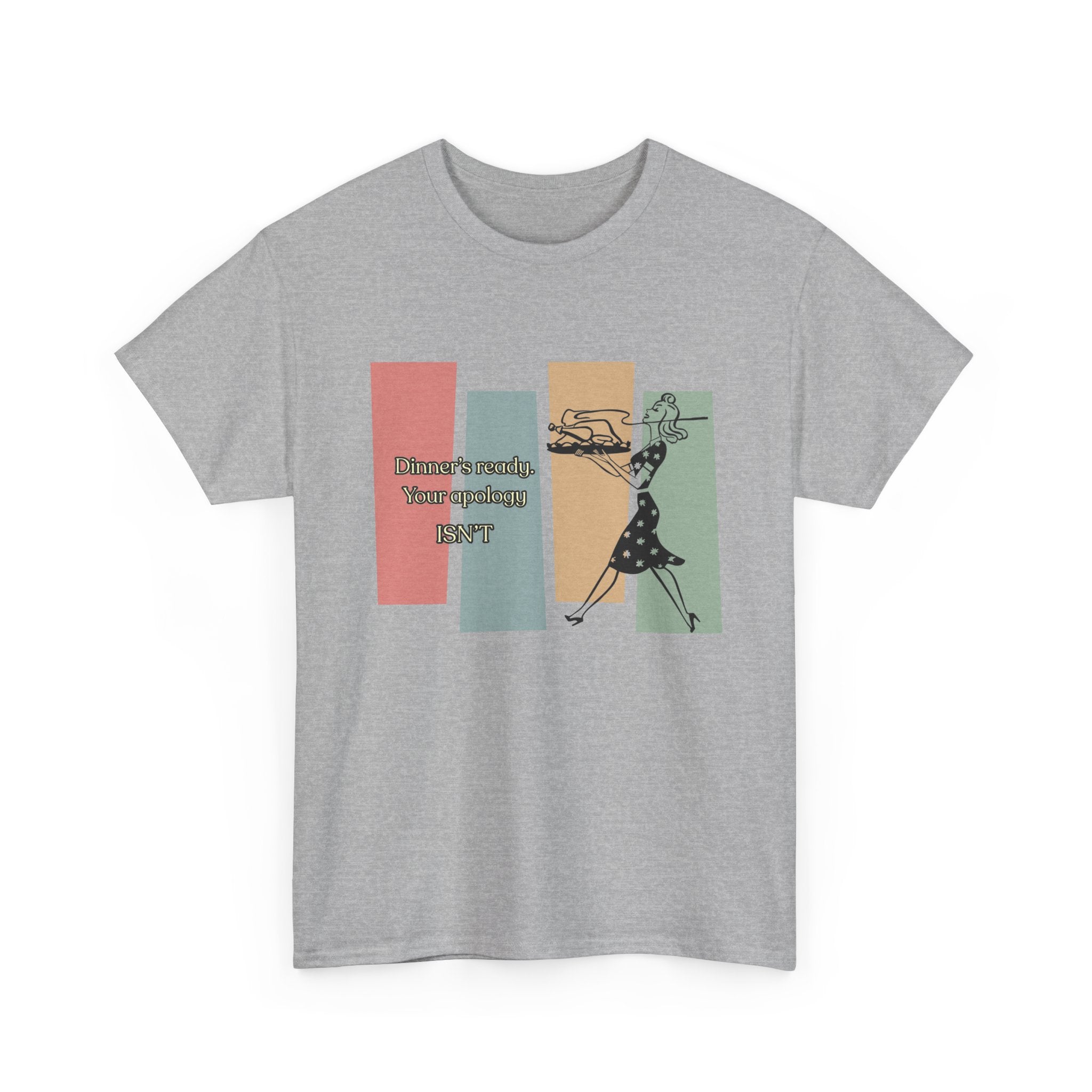 "Common Courtesy" Vintage, Graphic Tee – Dinner's Ready T-Shirt