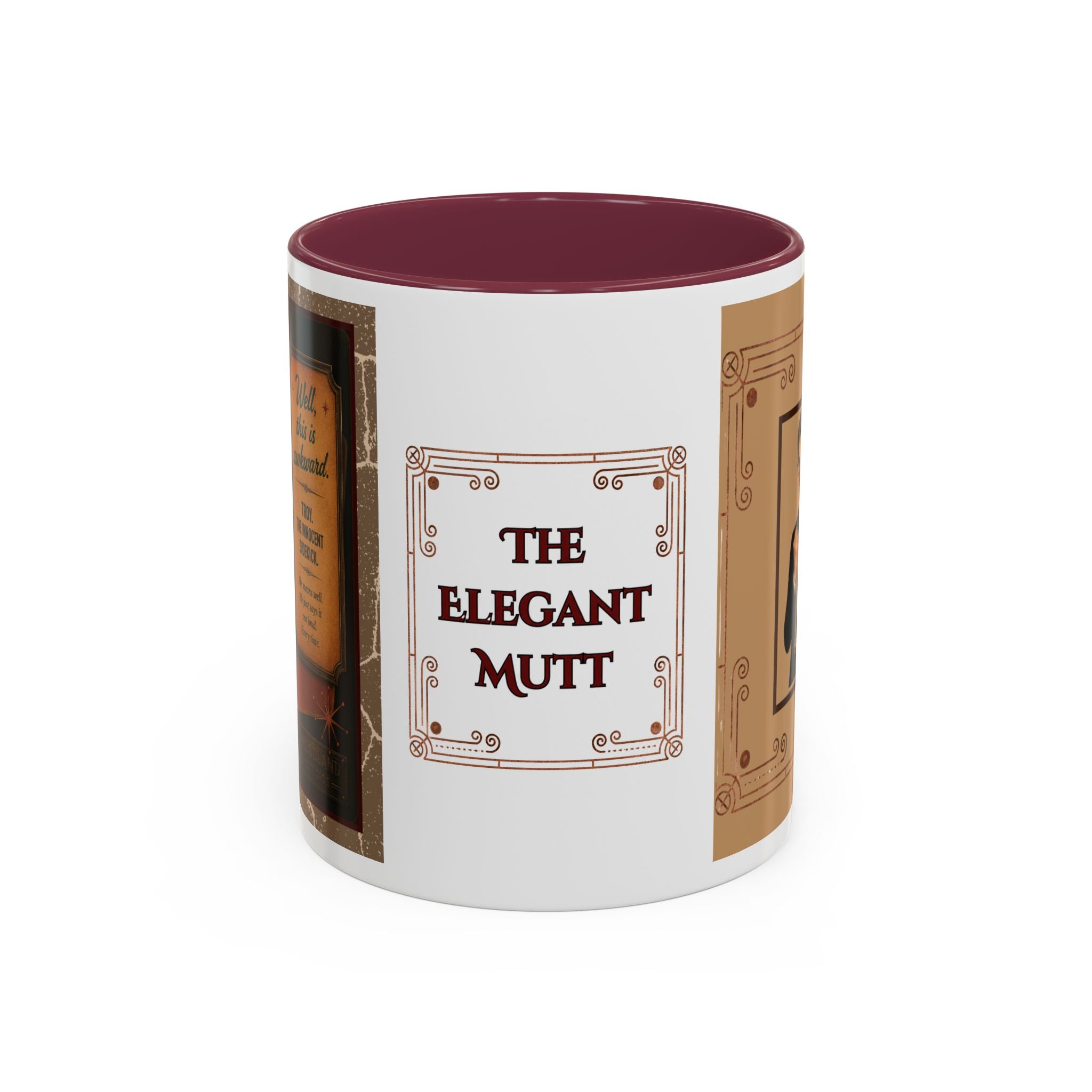 Troy Accent Mug - Two Tone Coffee Cup (11oz)