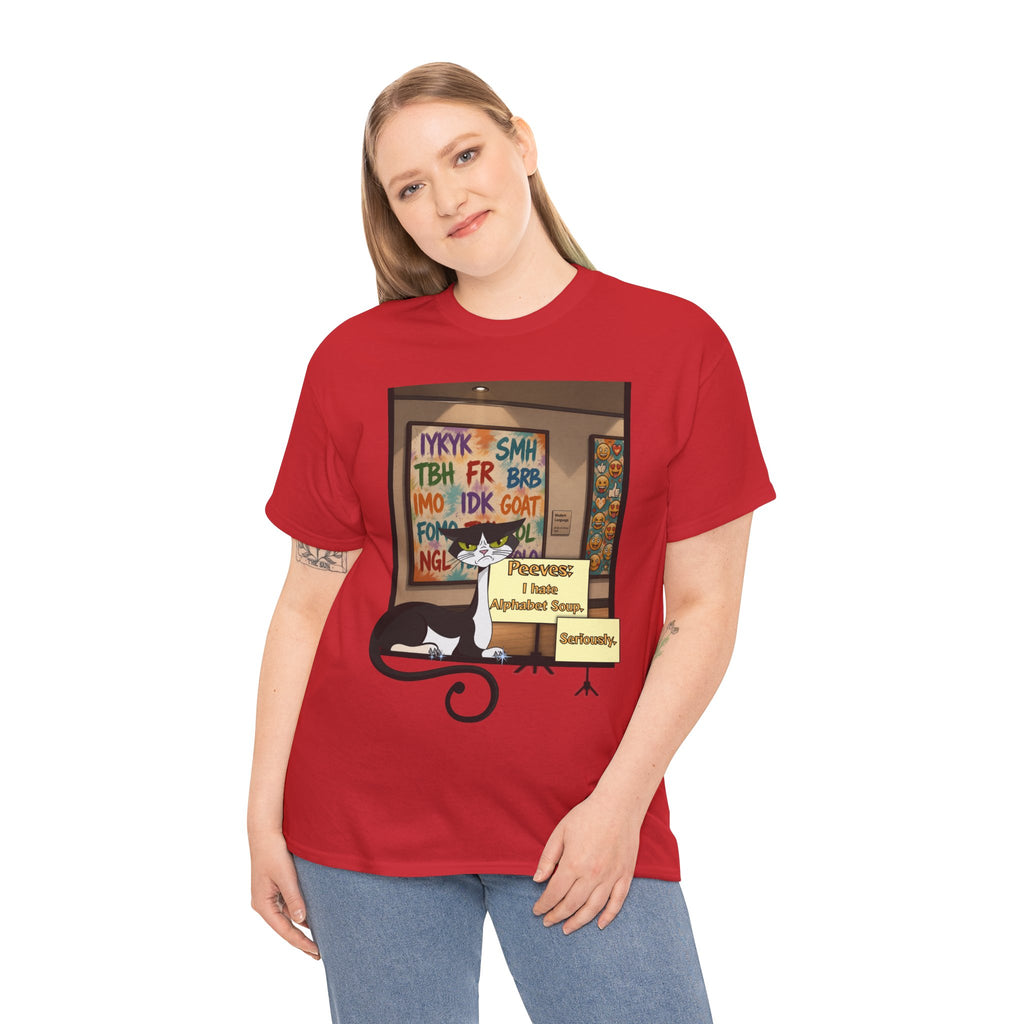 Peeves: Alphabet Soup T-Shirt — Museum Curator Graphic Tee