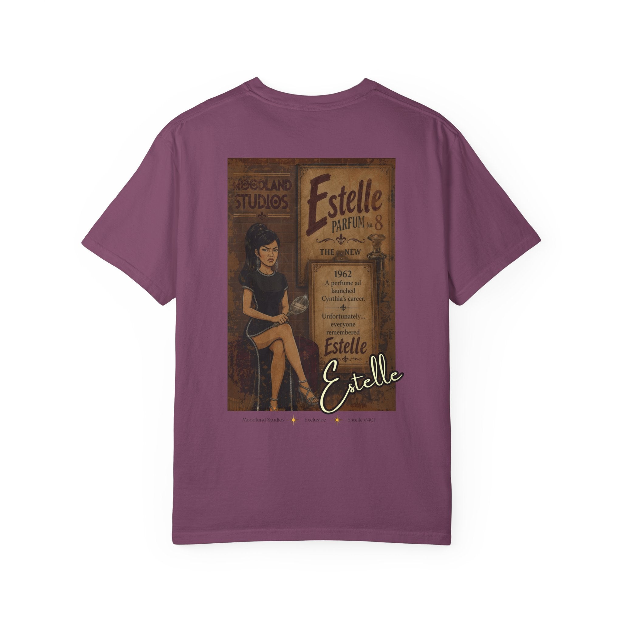 Moodland Studios Estelle Retro T-Shirt - Vintage Studio Poster Graphic Tee