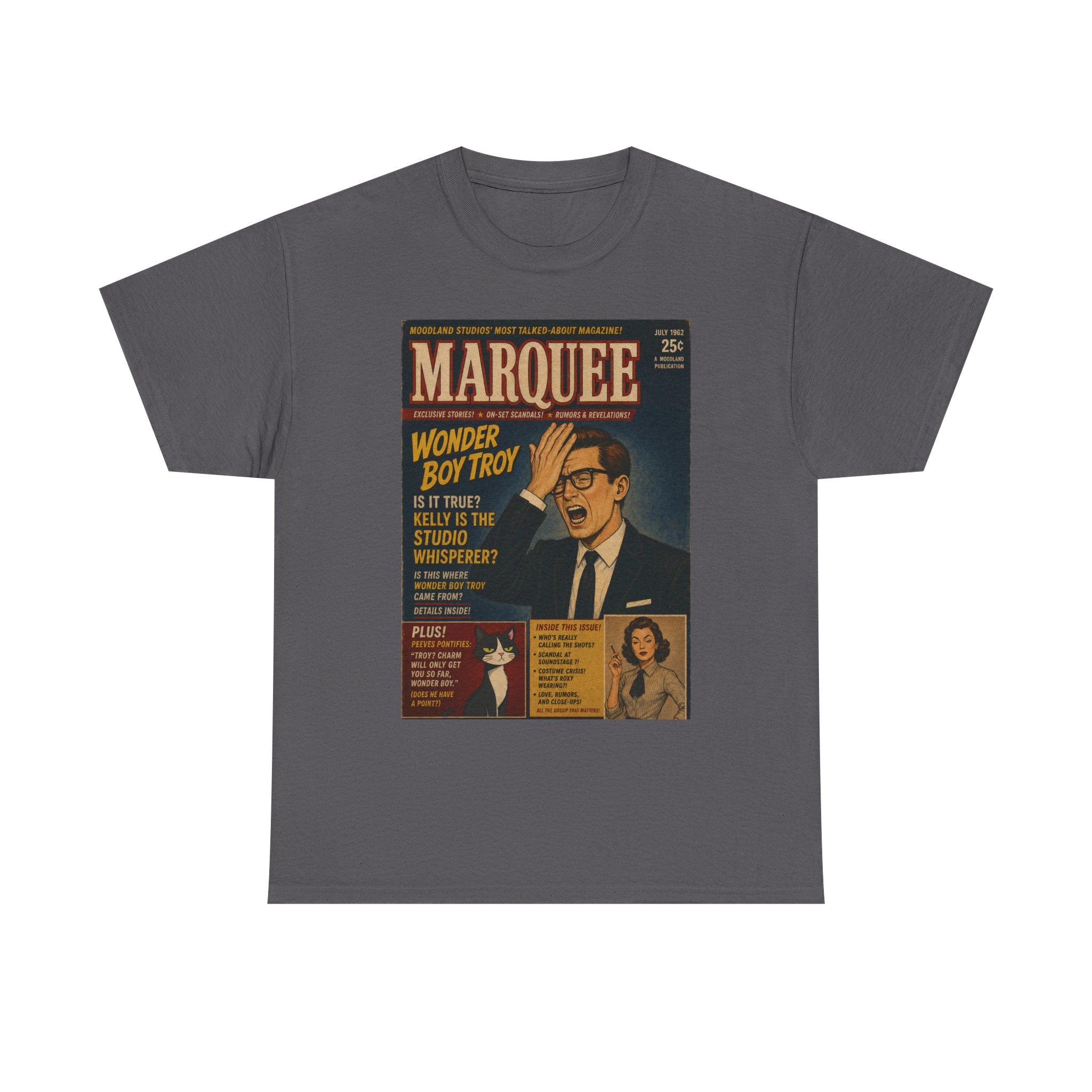 Moodland Studios Retro T-Shirt — Marquee Magazine Vintage Graphic Tee