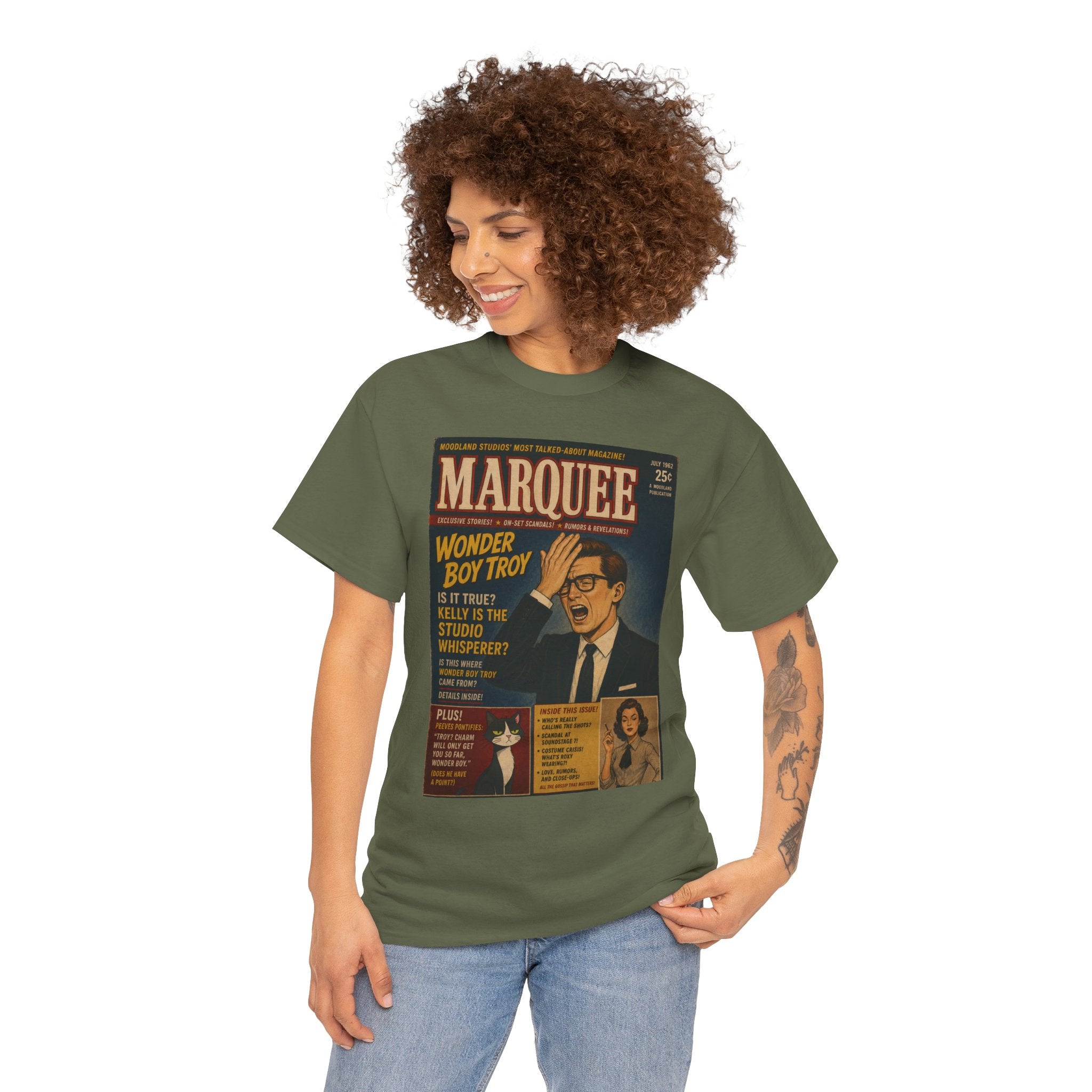 Moodland Studios Retro T-Shirt — Marquee Magazine Vintage Graphic Tee