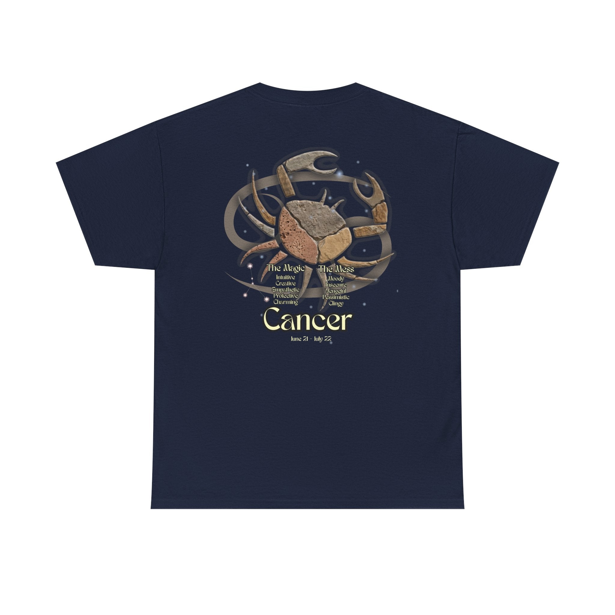 The Zodiac Society Astrology T‑Shirt – Cancer Graphic Tee