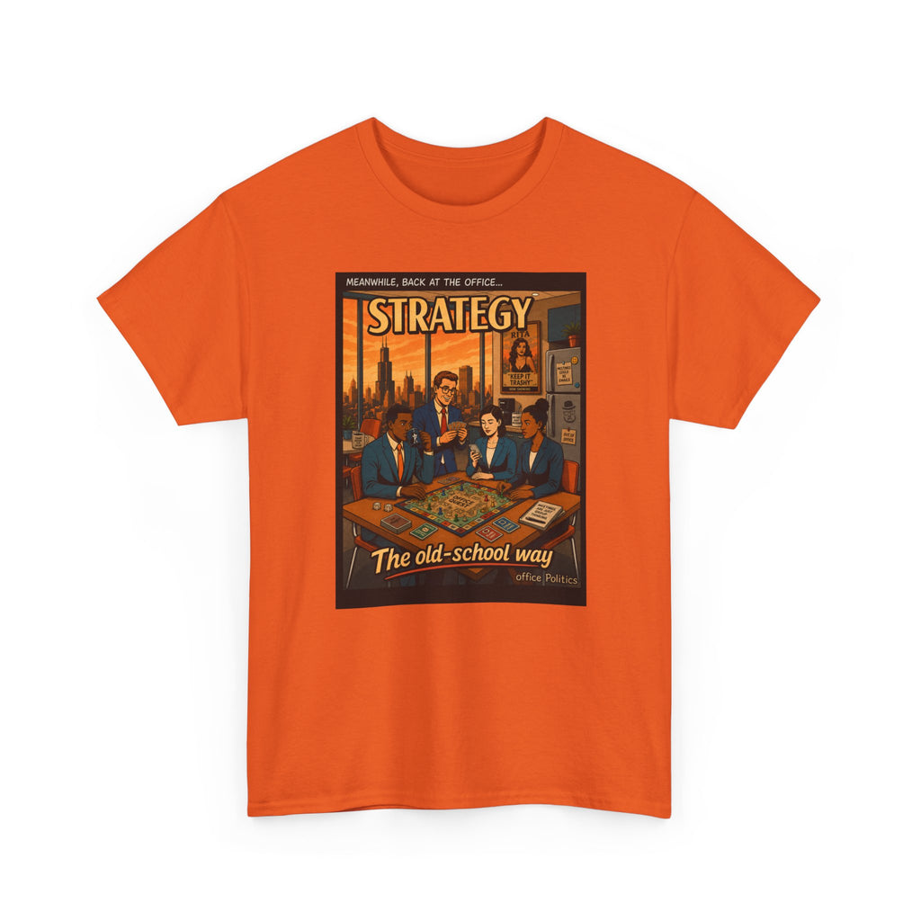 Strategy Retro T-Shirt — office Politics Graphic Tee