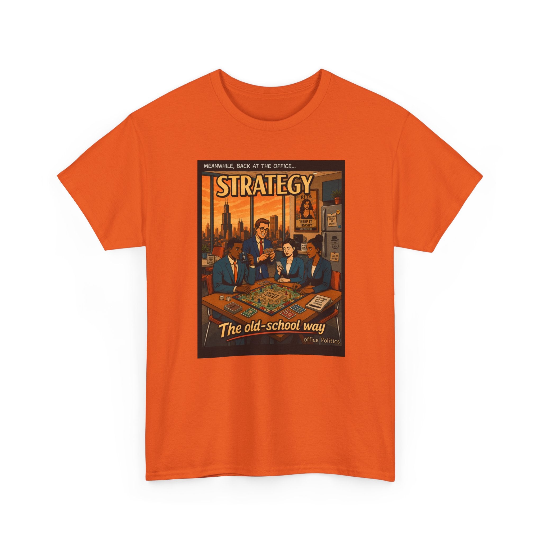 Strategy Retro T-Shirt — office Politics Graphic Tee