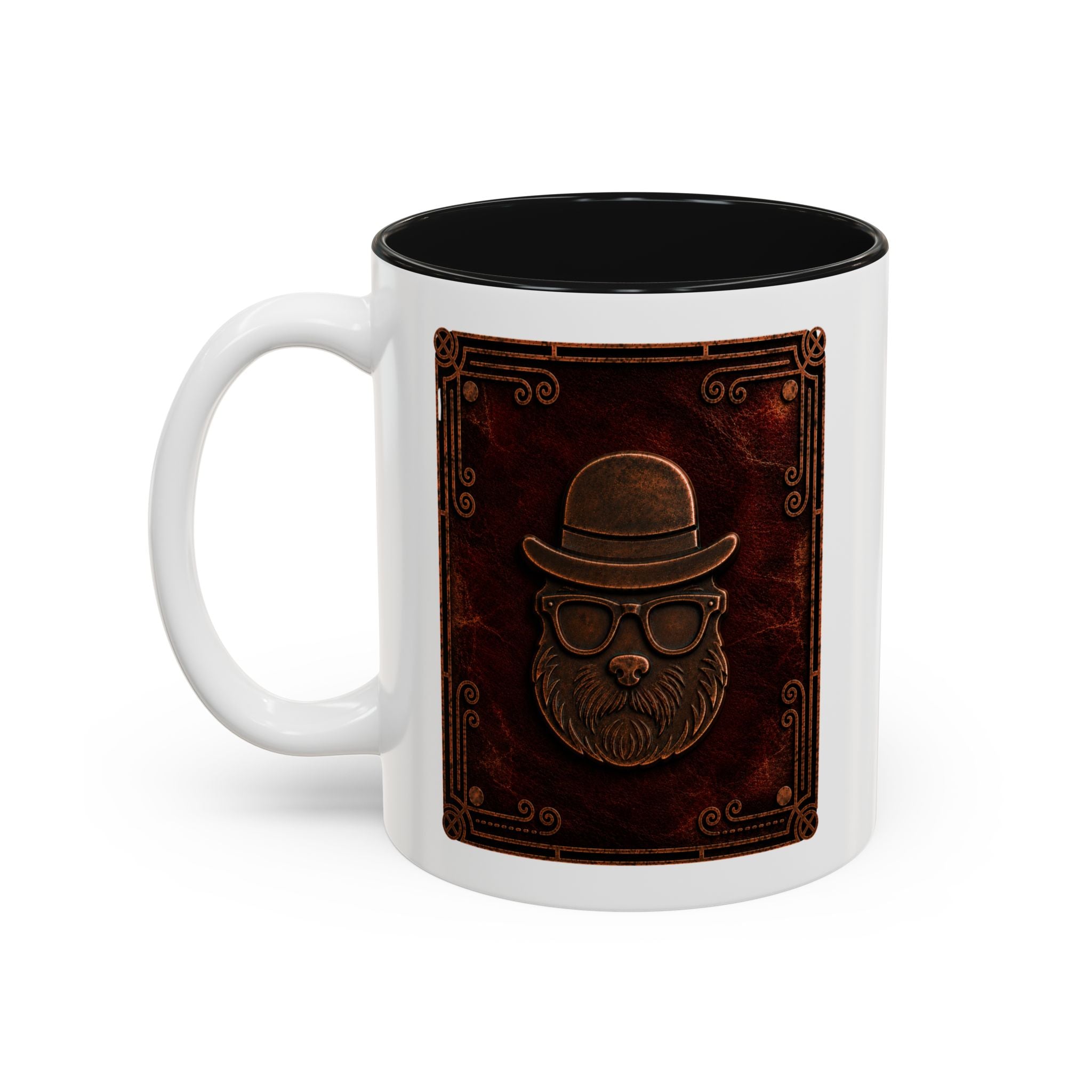 Motivational Vintage Quote Mug — Two-Tone Accent Coffee Cup (11oz/15oz)