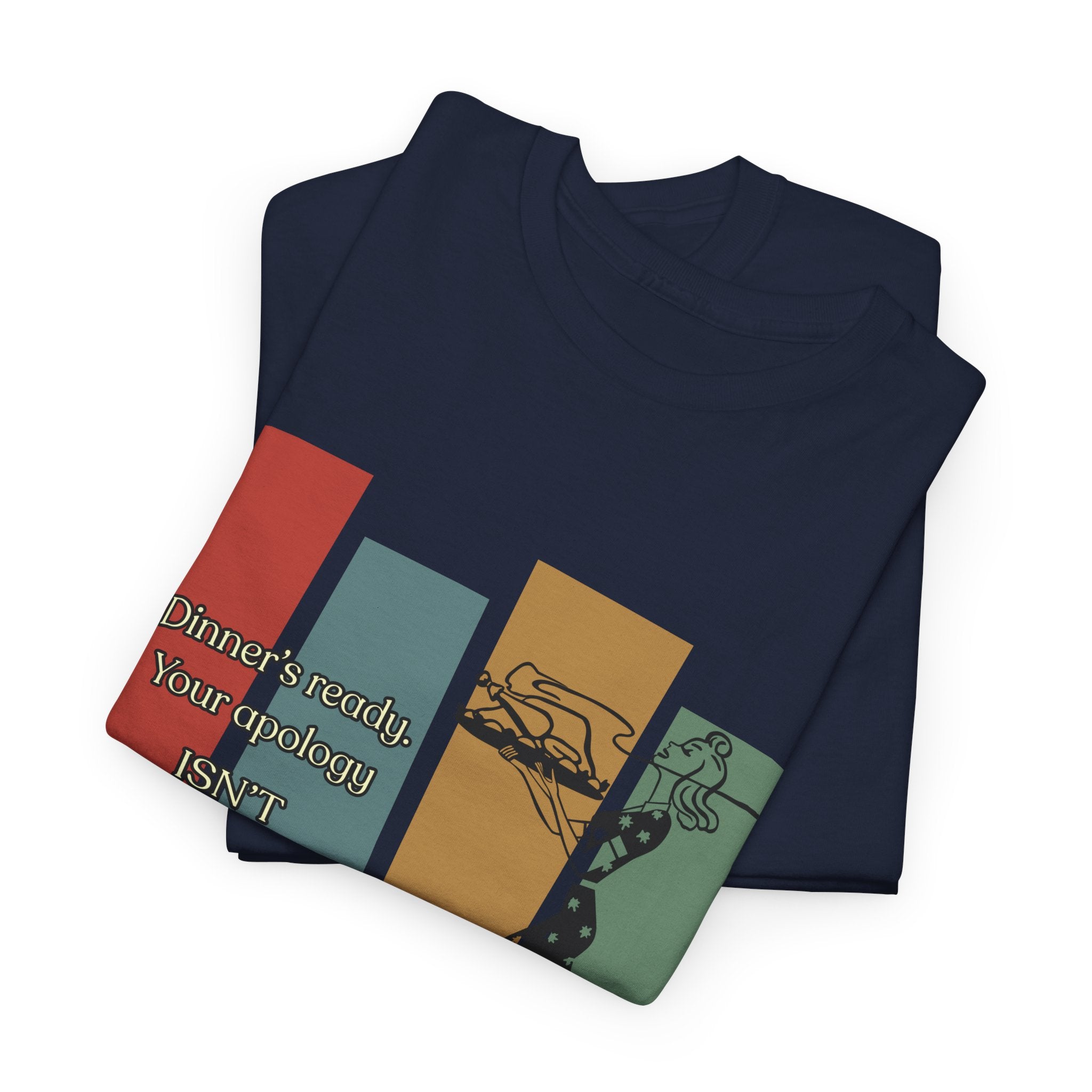 "Common Courtesy" Vintage, Graphic Tee – Dinner's Ready T-Shirt