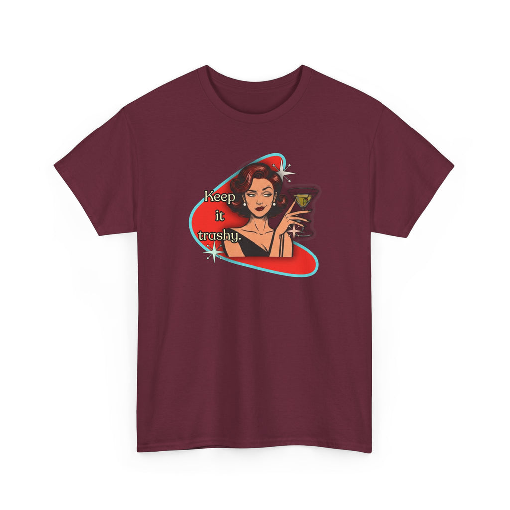 Keep it Trashy Retro Tee – Vintage Style Graphic Tee