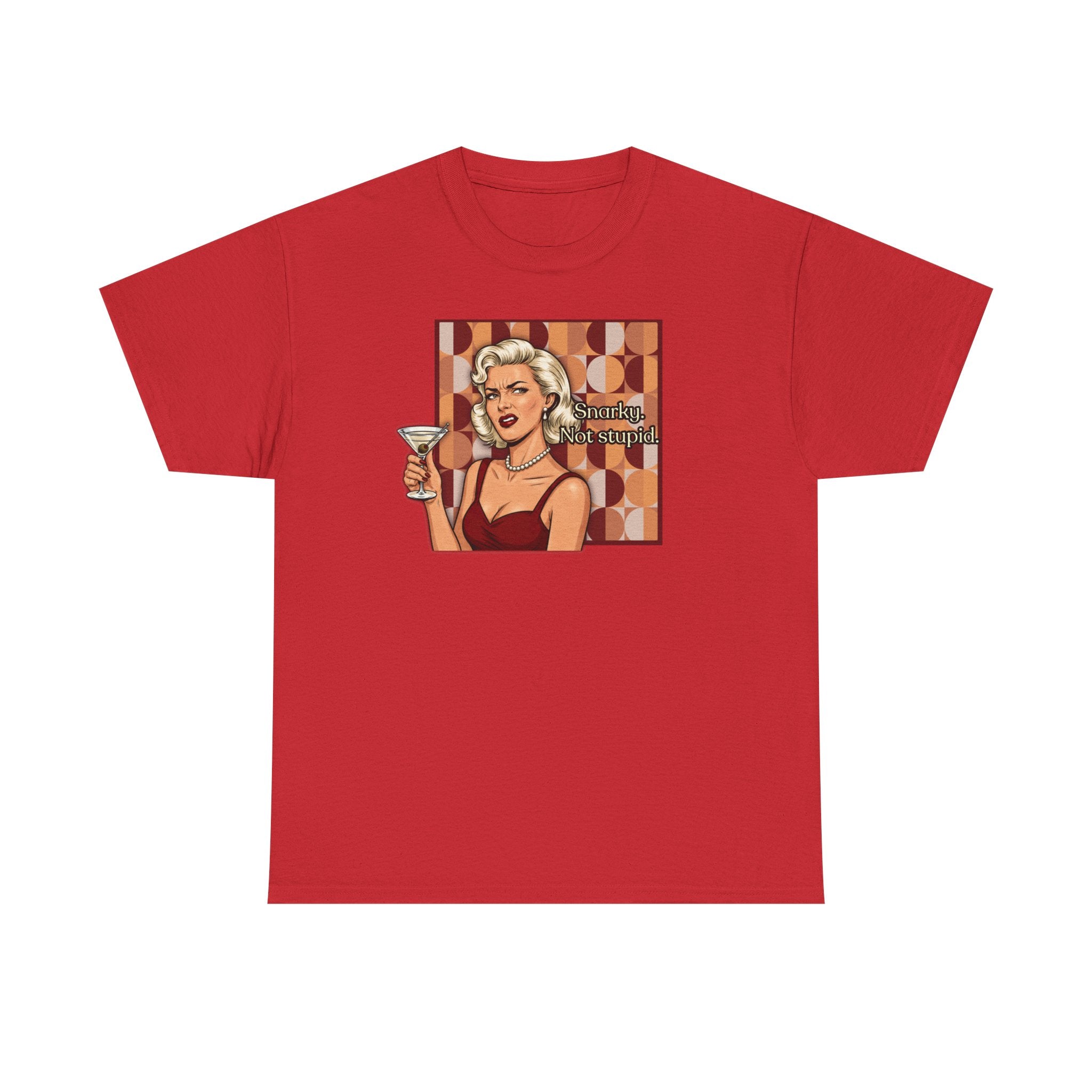 Snarky. Not Stupid. Retro T-Shirt — Vintage Style Mood Swings Graphic Tee