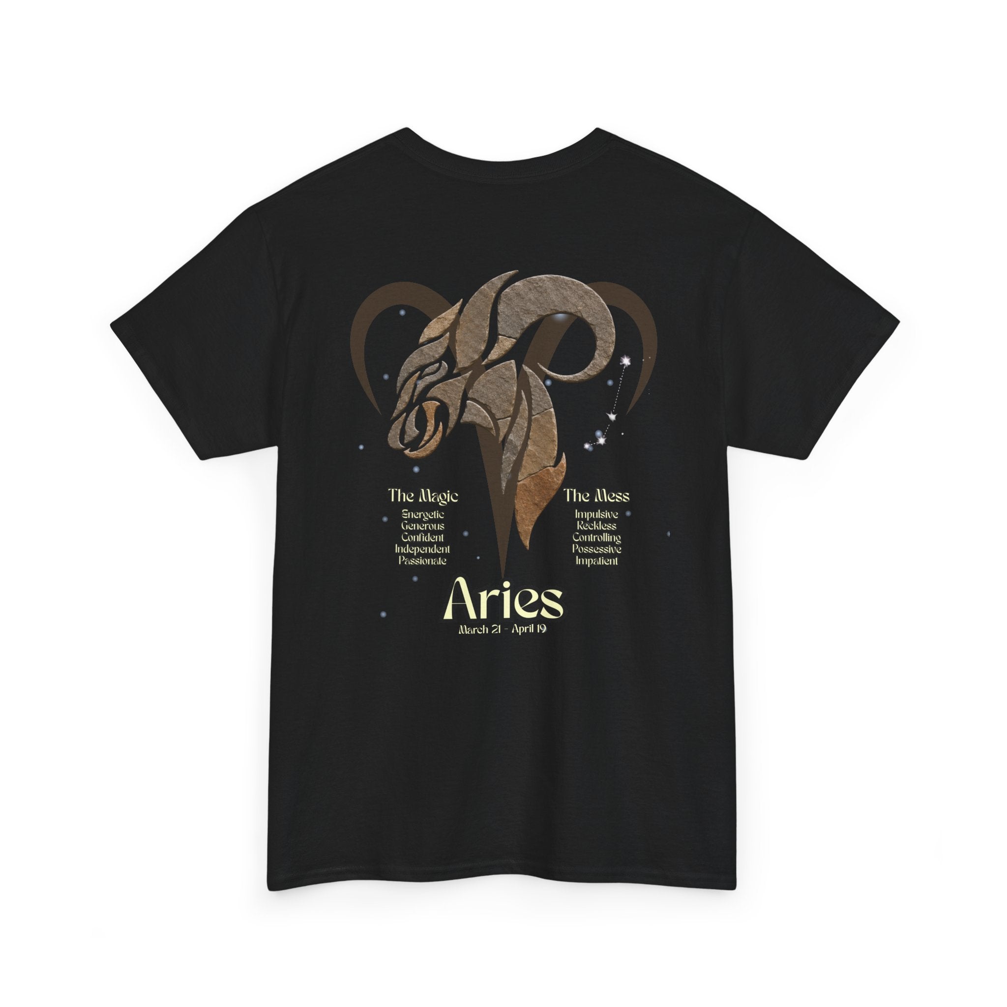 The Zodiac Society Astrology T‑Shirt — Aries Graphic Tee