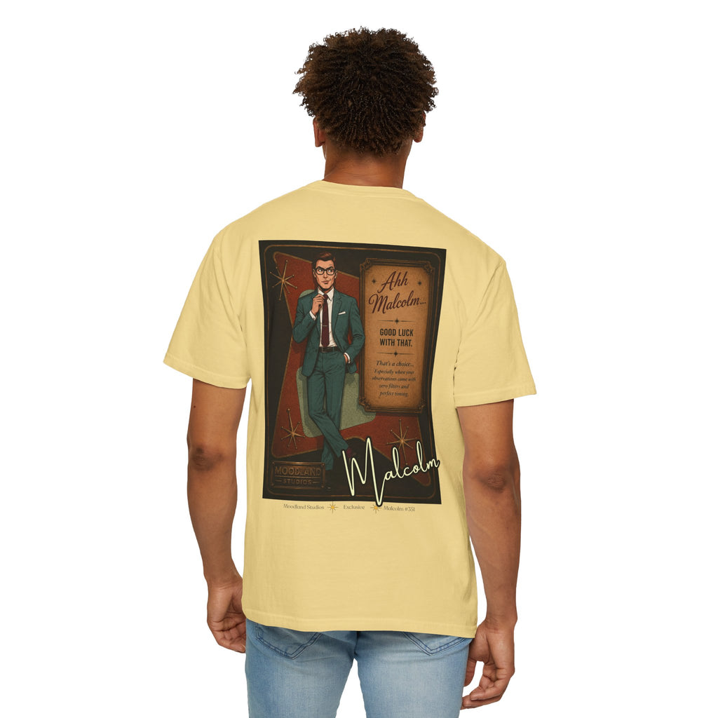 Moodland Studios Malcolm Retro T-Shirt - Vintage Studio Poster Tee