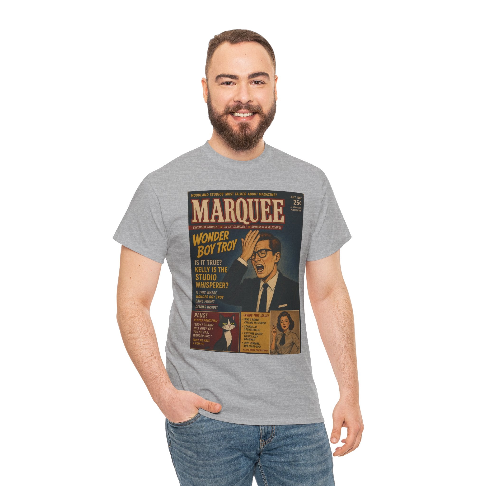 Moodland Studios Retro T-Shirt — Marquee Magazine Vintage Graphic Tee