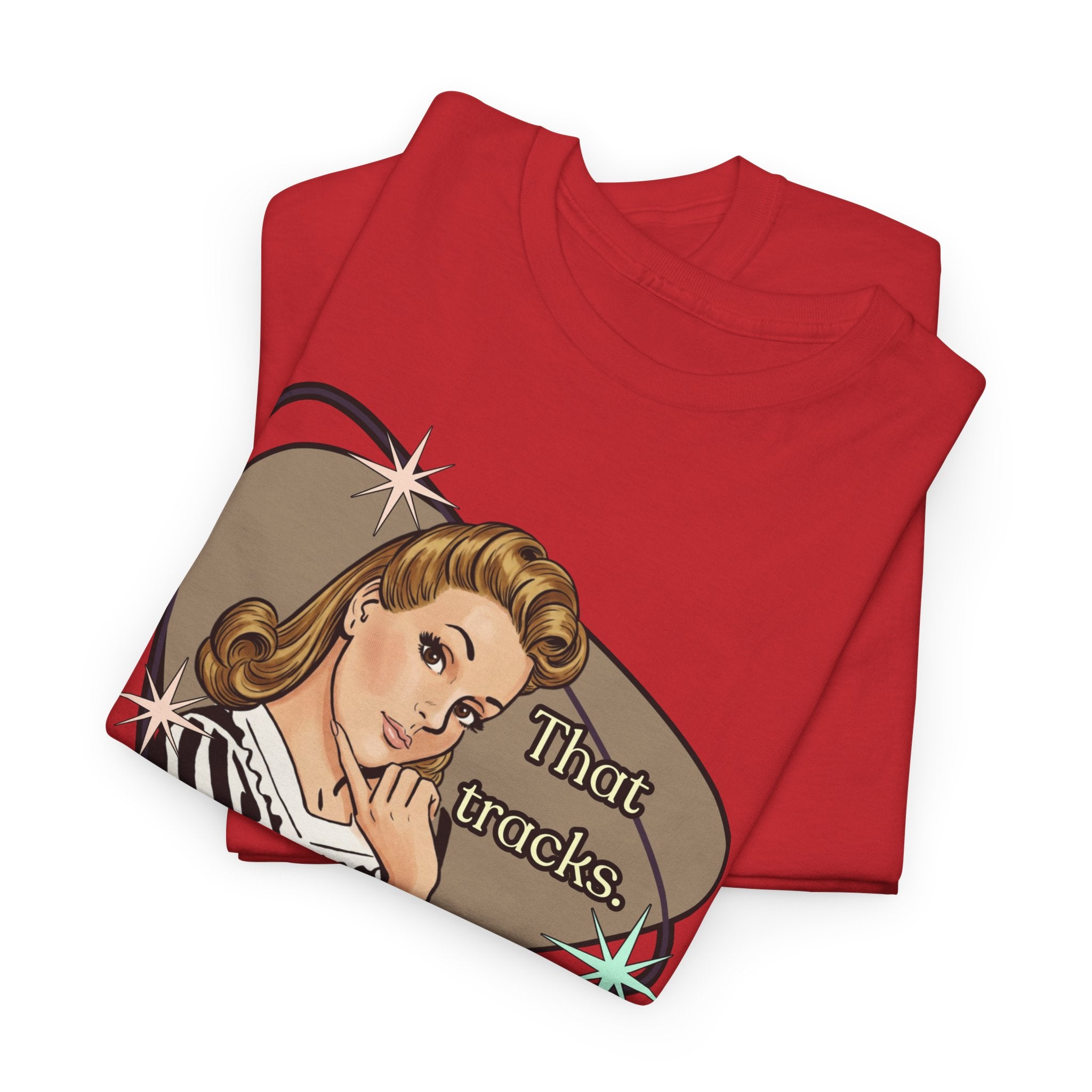 That Tracks Retro T-Shirt  —  Vintage Style Graphic Tee