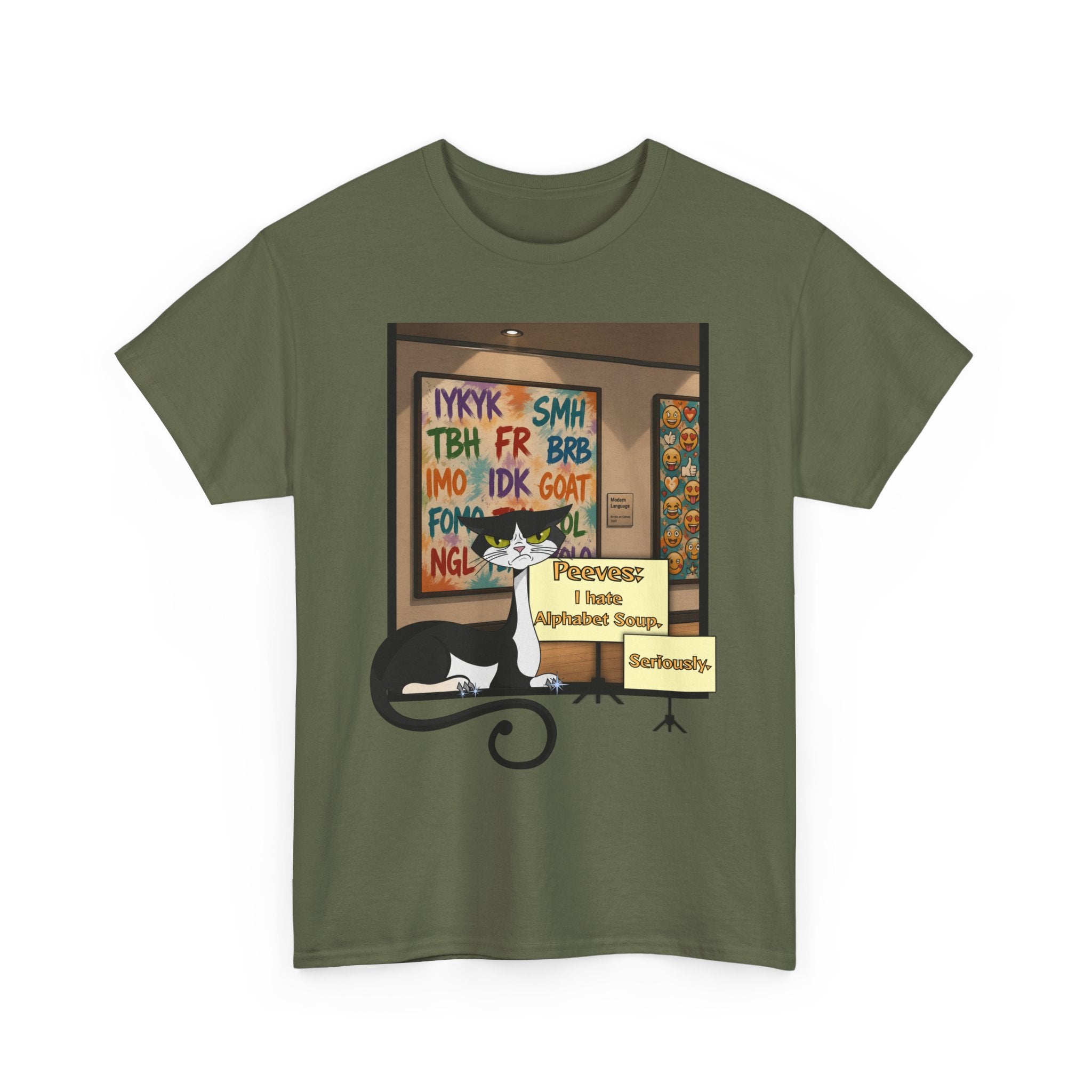 Peeves: Alphabet Soup T-Shirt — Museum Curator Graphic Tee