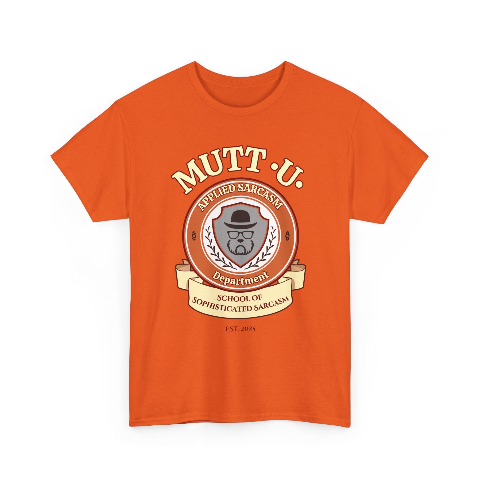 Mutt U Campus T-Shirt  —  School of Sophisticated Sarcasm Mutt Logo Graphic Tee